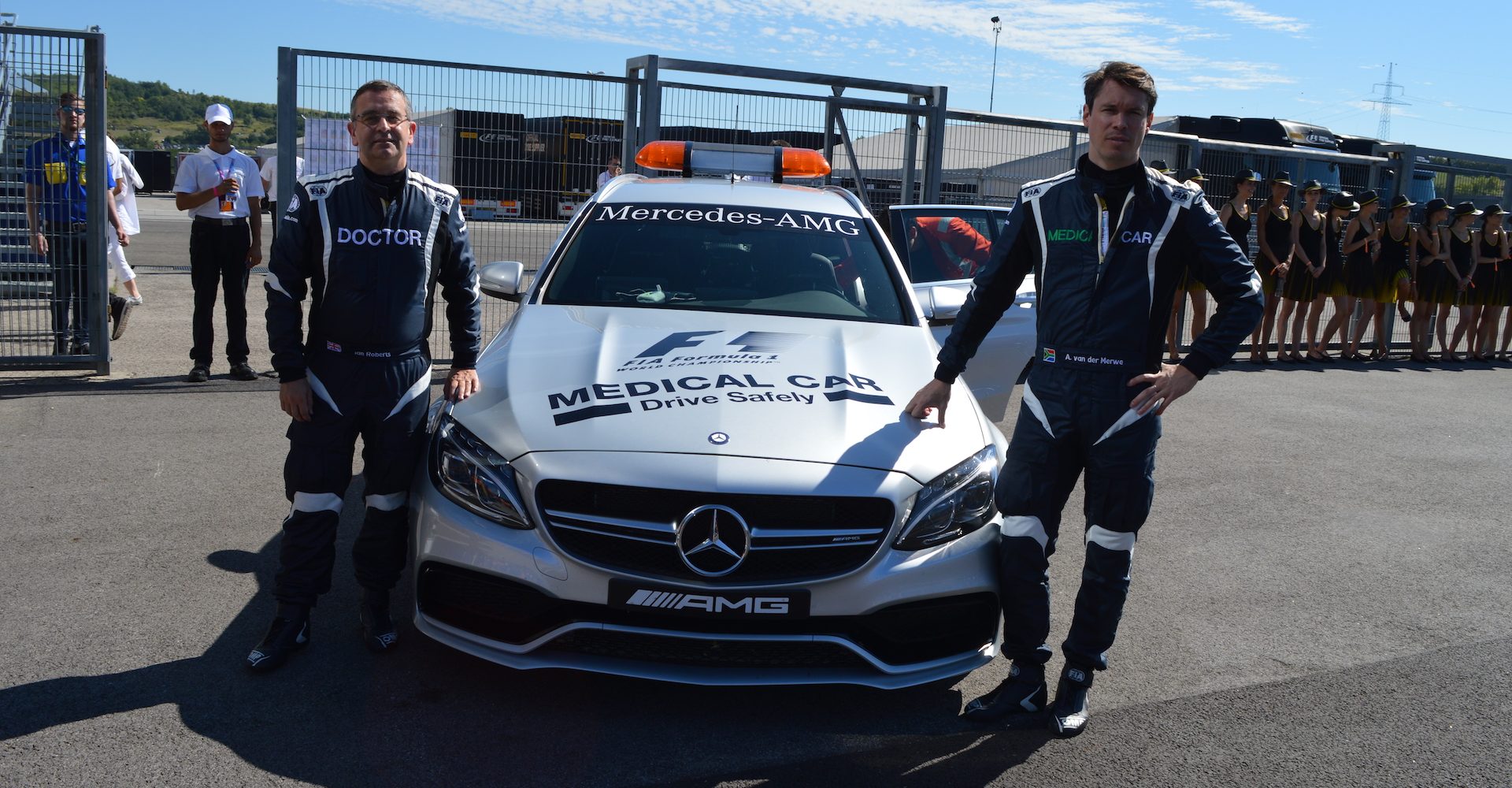 Dr. Ian Roberts, Alan van der Merwe, Medical Car