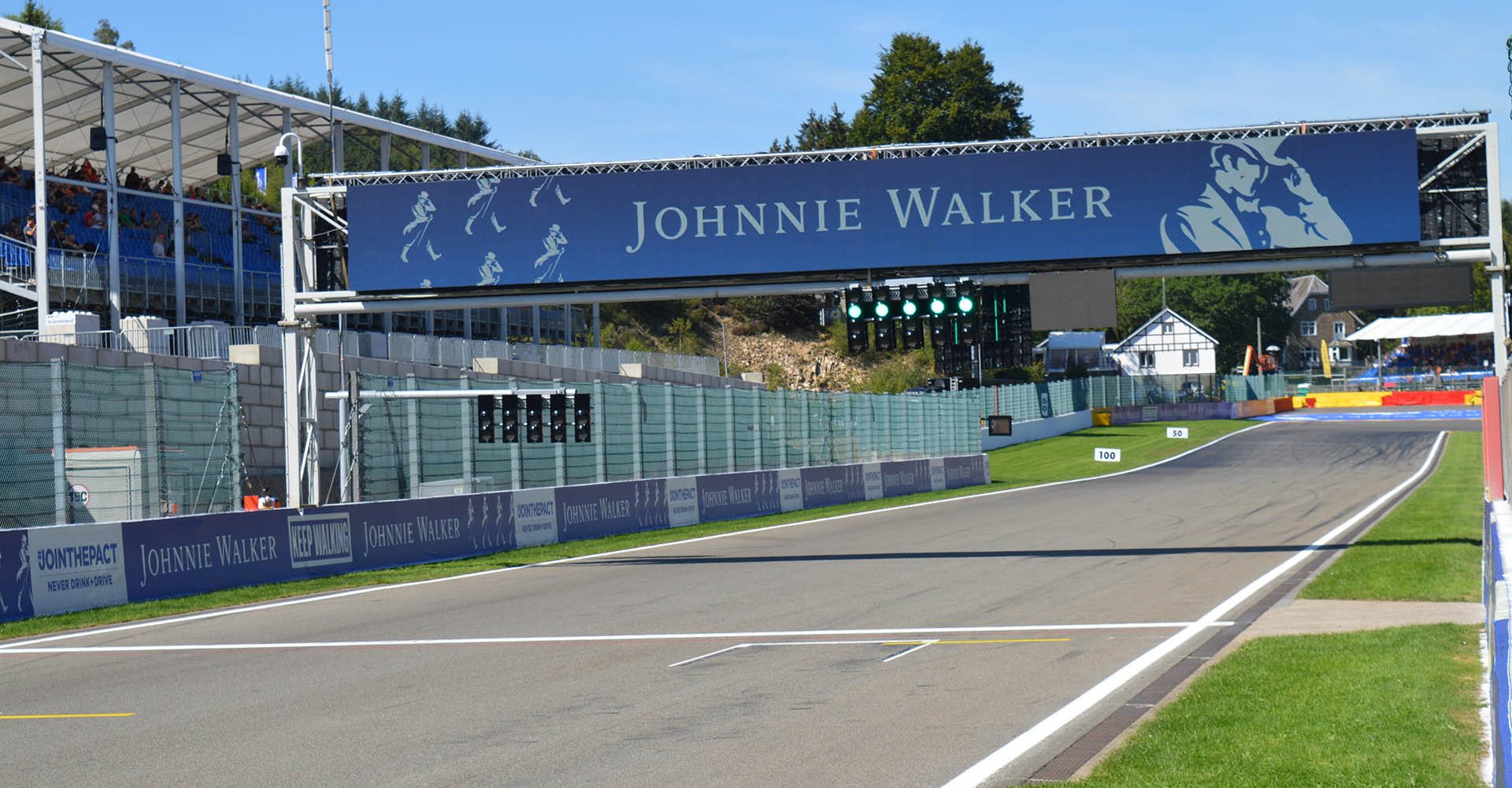 Spa-Francorchamps Start-finish line, Johnnie Walker, Belgian Grand Prix 2019