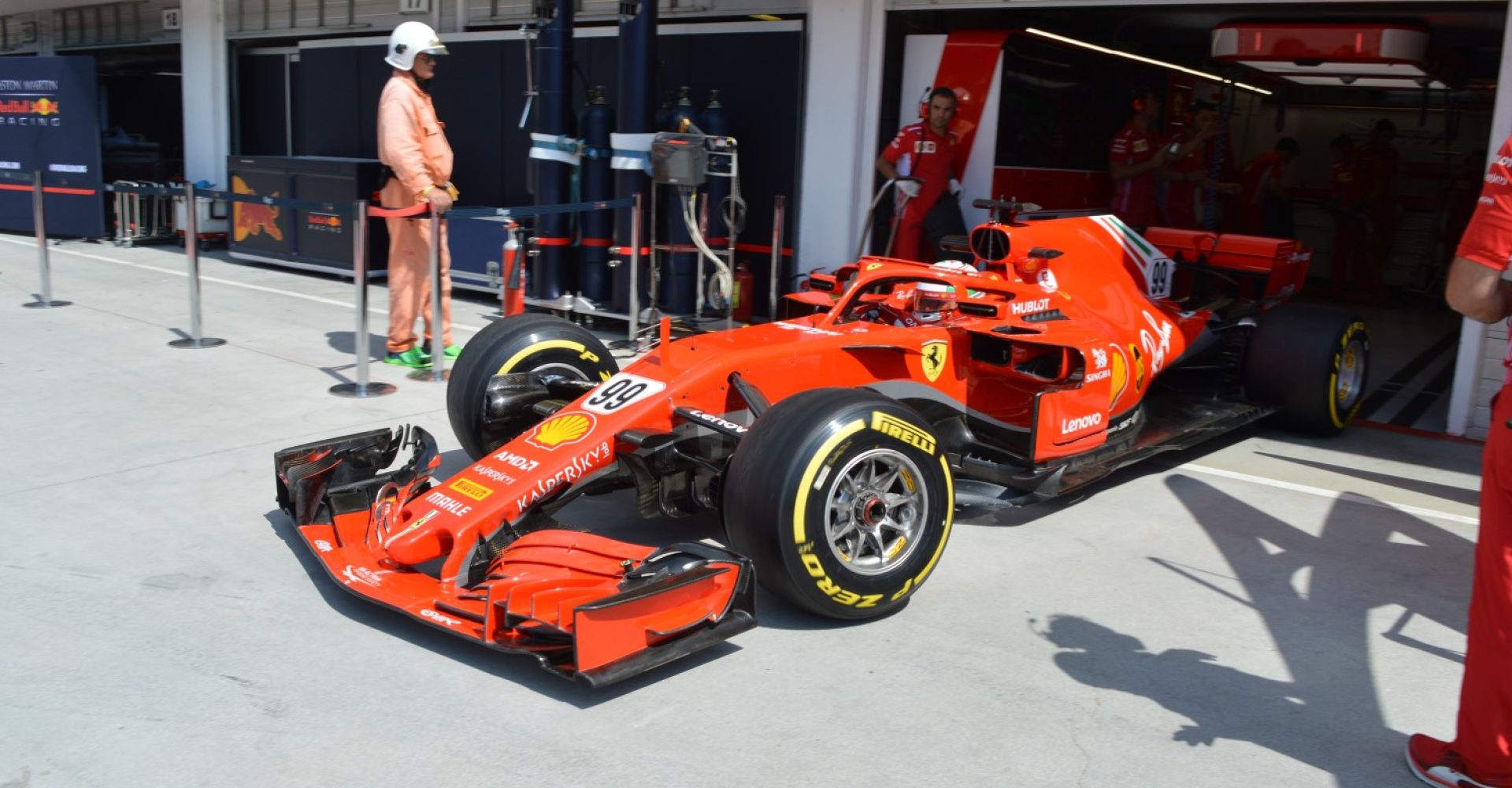 Hungaroring, F1 Testing 2018, Day 1 Antonio Giovinazzi, Ferrari