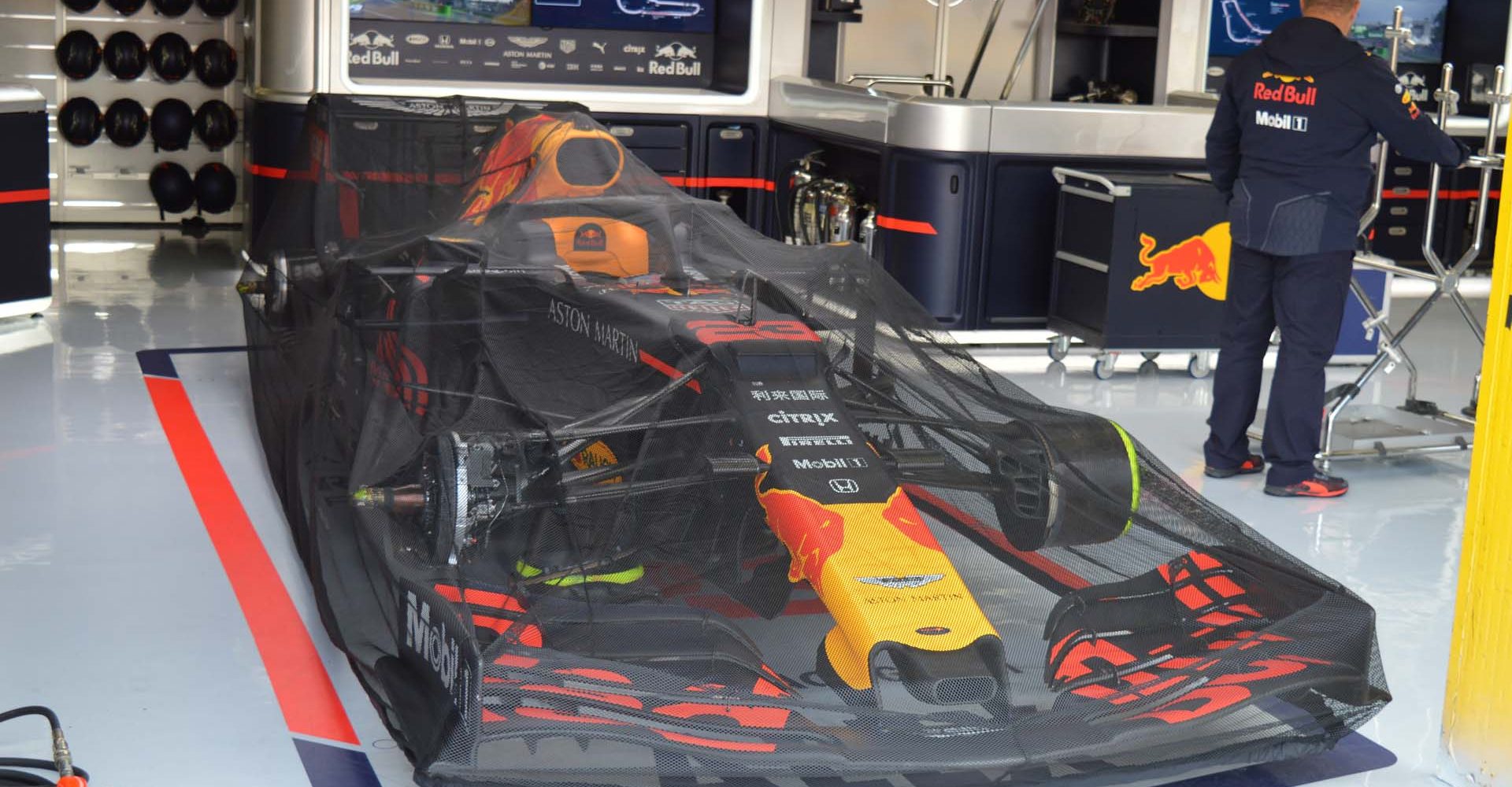 Alexander Albon, Red Bull, parc ferme, Monza 2019