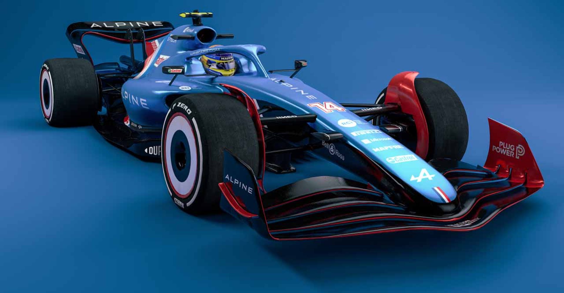 F1 2022, render Alpine