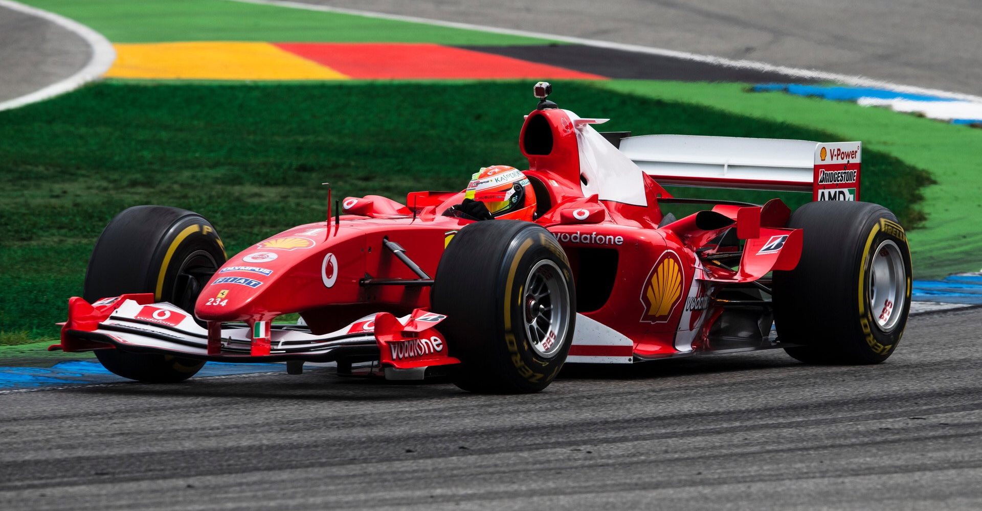 Mick Schumacher, Ferrari F2004, Hockenheim, German Grand Prix, 2019