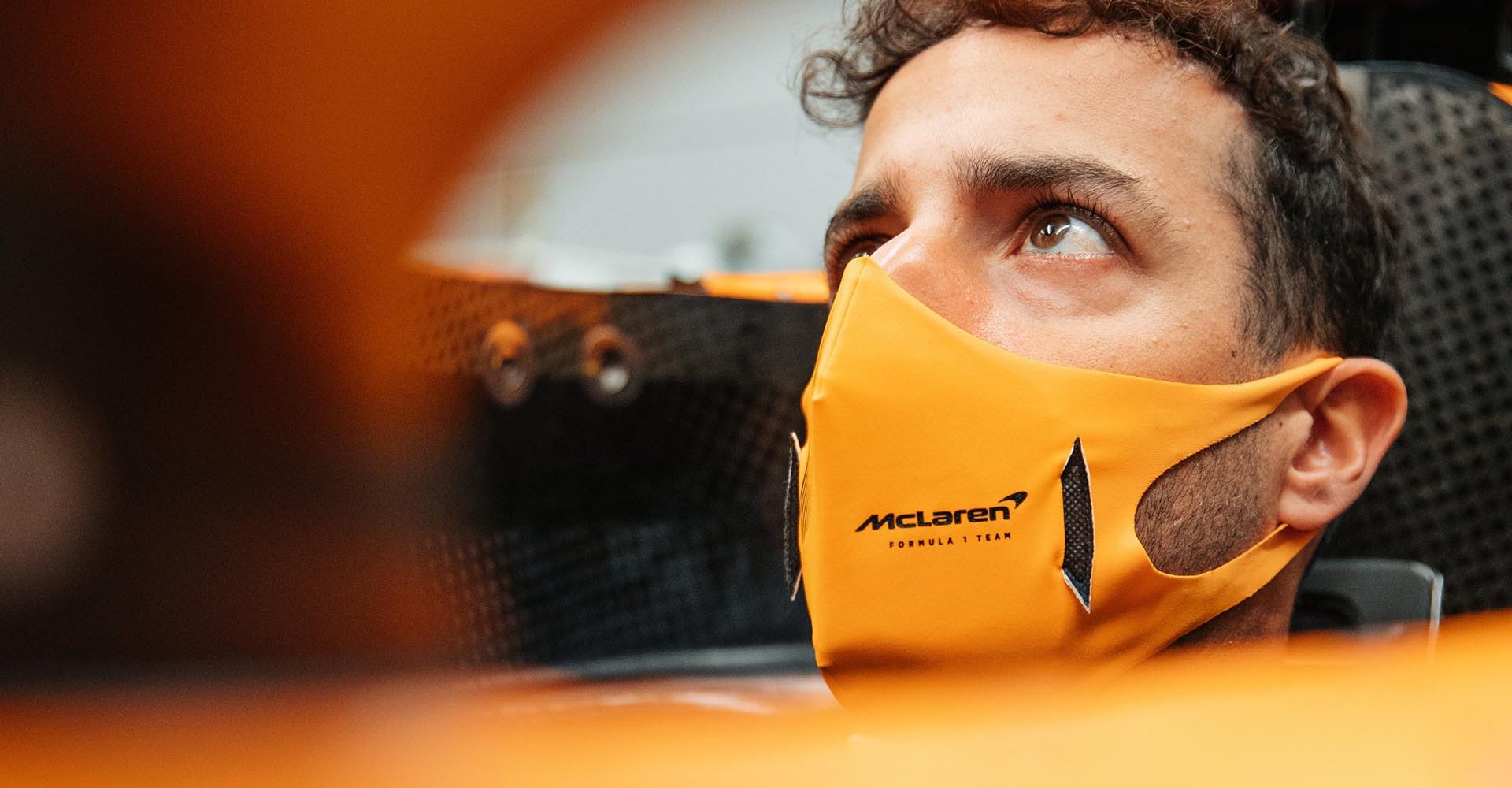 Daniel Ricciardo MCL35M McLaren seat fit