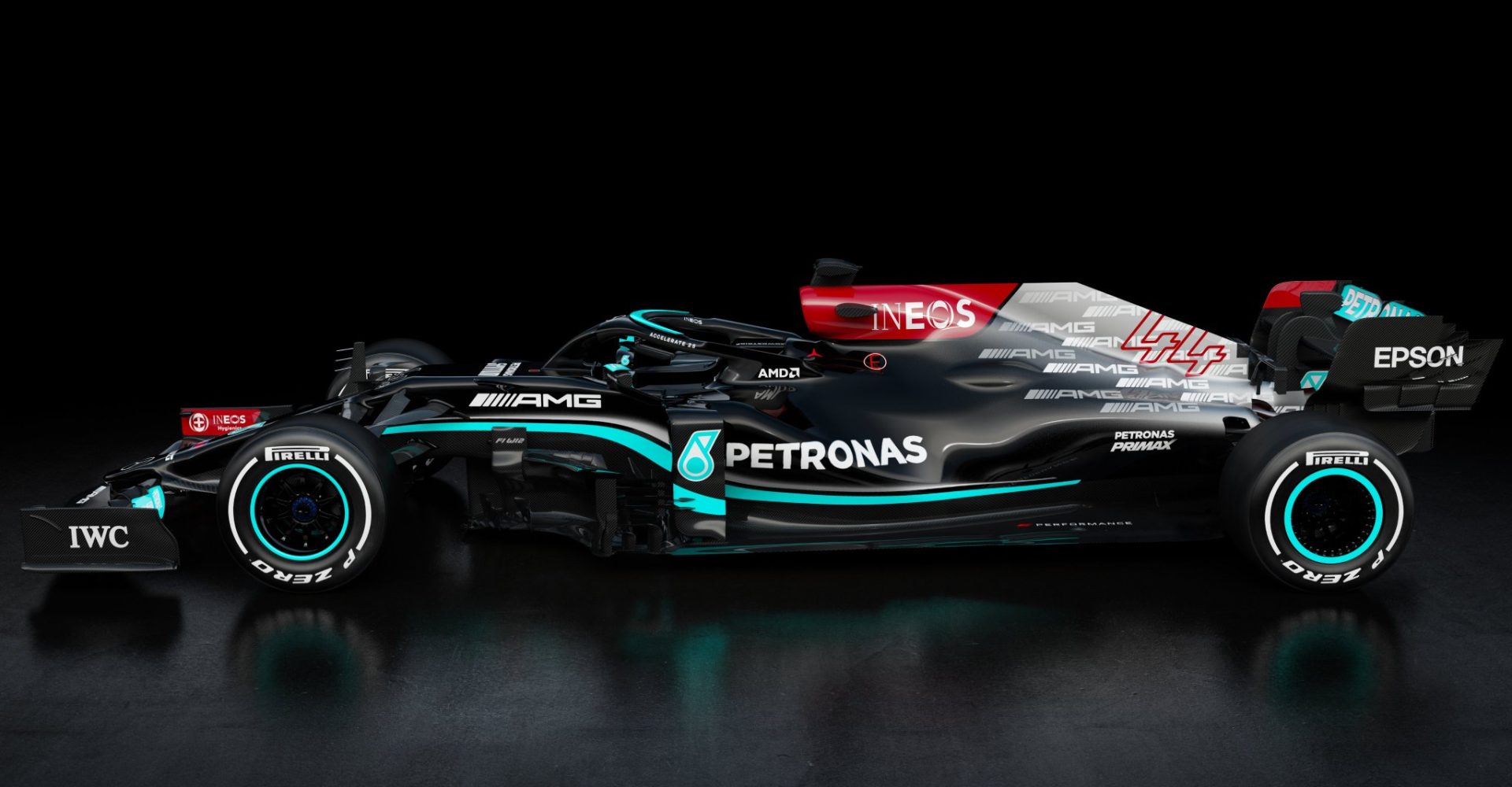 Mercedes W12 studio image