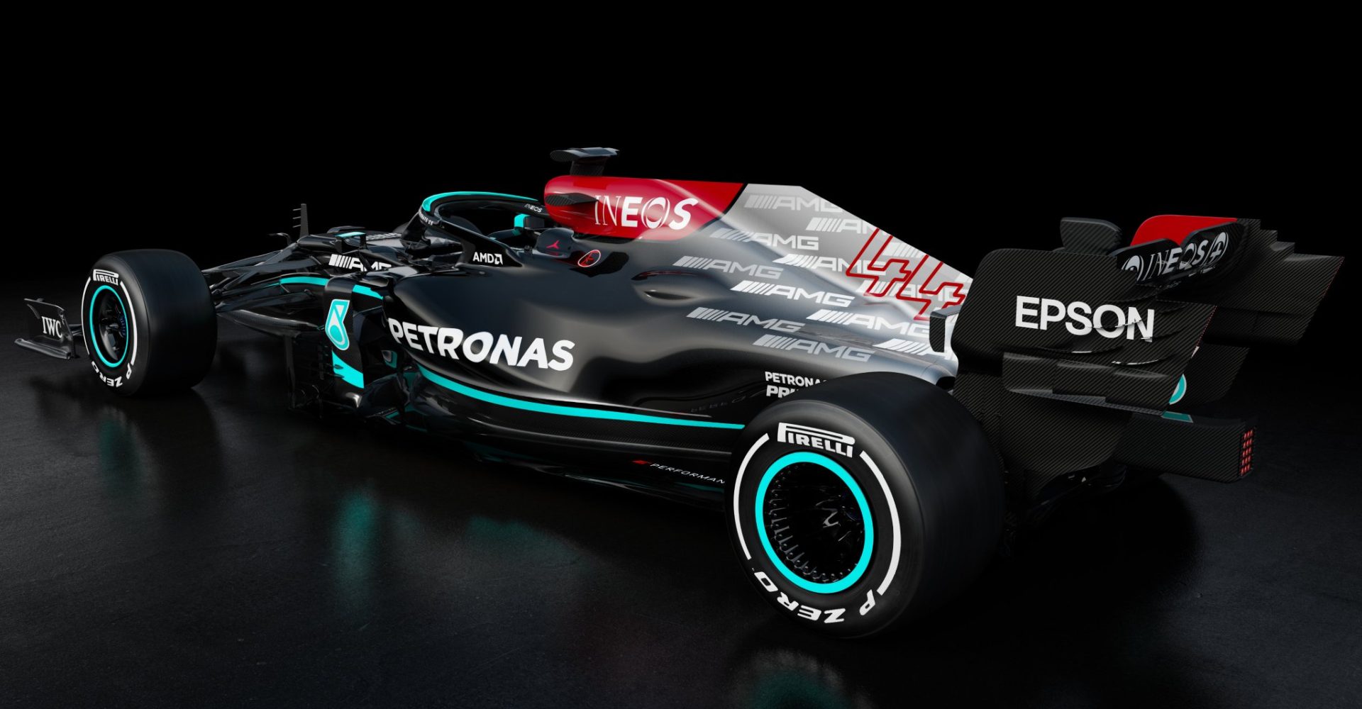 Mercedes W12 studio image