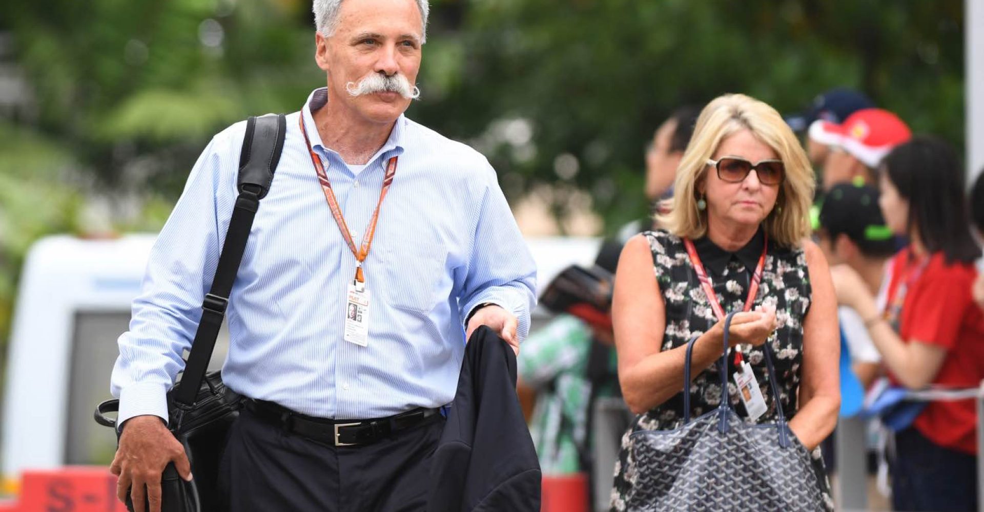 Chase Carey, Chief Executive Officer and Executive Chairman of the Formula One Group at Formula One World Championship, Rd15, Singapore Grand Prix, Qualifying, Marina Bay Circuit, Singapore, Saturday 15 September 2018.