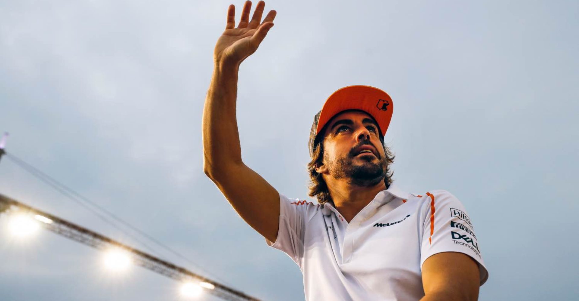 Marina Bay Circuit, Singapore
Sunday 16 September 2018.
Fernando Alonso, McLaren, in the drivers parade.
Photo: Steven Tee/McLaren
ref: Digital Image _2ST1470