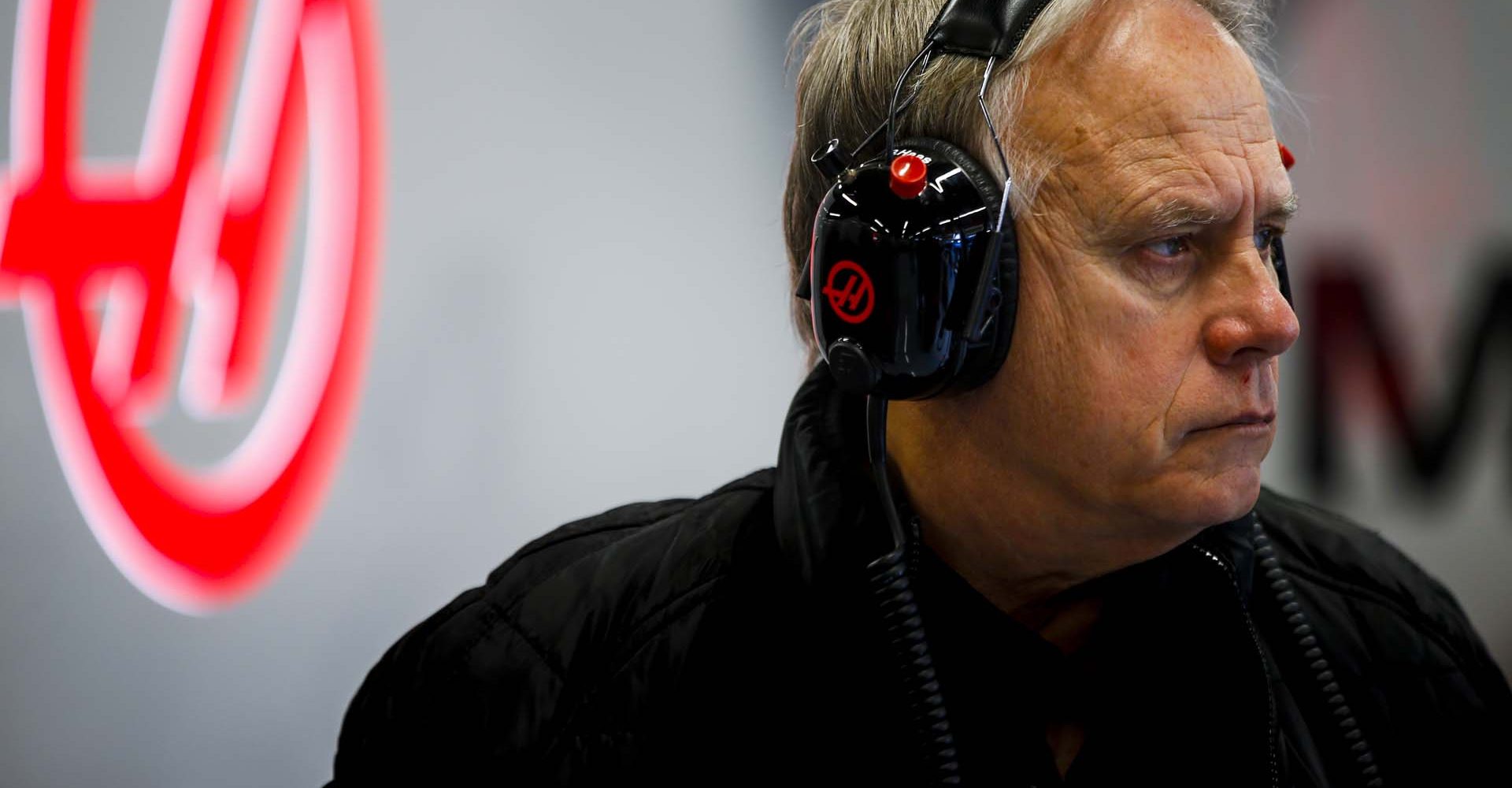 CIRCUIT DE BARCELONA-CATALUNYA, SPAIN - FEBRUARY 19: Gene Haas, Owner and Founder, Haas F1 in the garage during the Barcelona February testing I at Circuit de Barcelona-Catalunya on February 19, 2020 in Circuit de Barcelona-Catalunya, Spain. (Photo by Andy Hone / LAT Images)