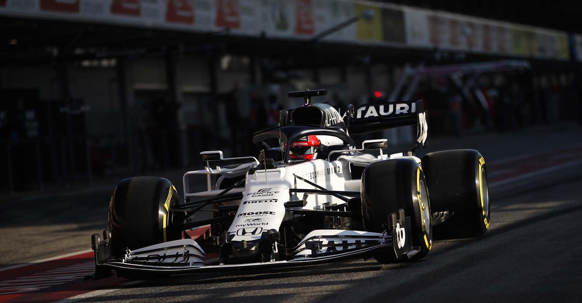 CIRCUIT DE BARCELONA-CATALUNYA, SPAIN - FEBRUARY 19: Daniel Kvyat, AlphaTauri AT01 during the Barcelona February testing I at Circuit de Barcelona-Catalunya on February 19, 2020 in Circuit de Barcelona-Catalunya, Spain. (Photo by Zak Mauger / LAT Images) beauty