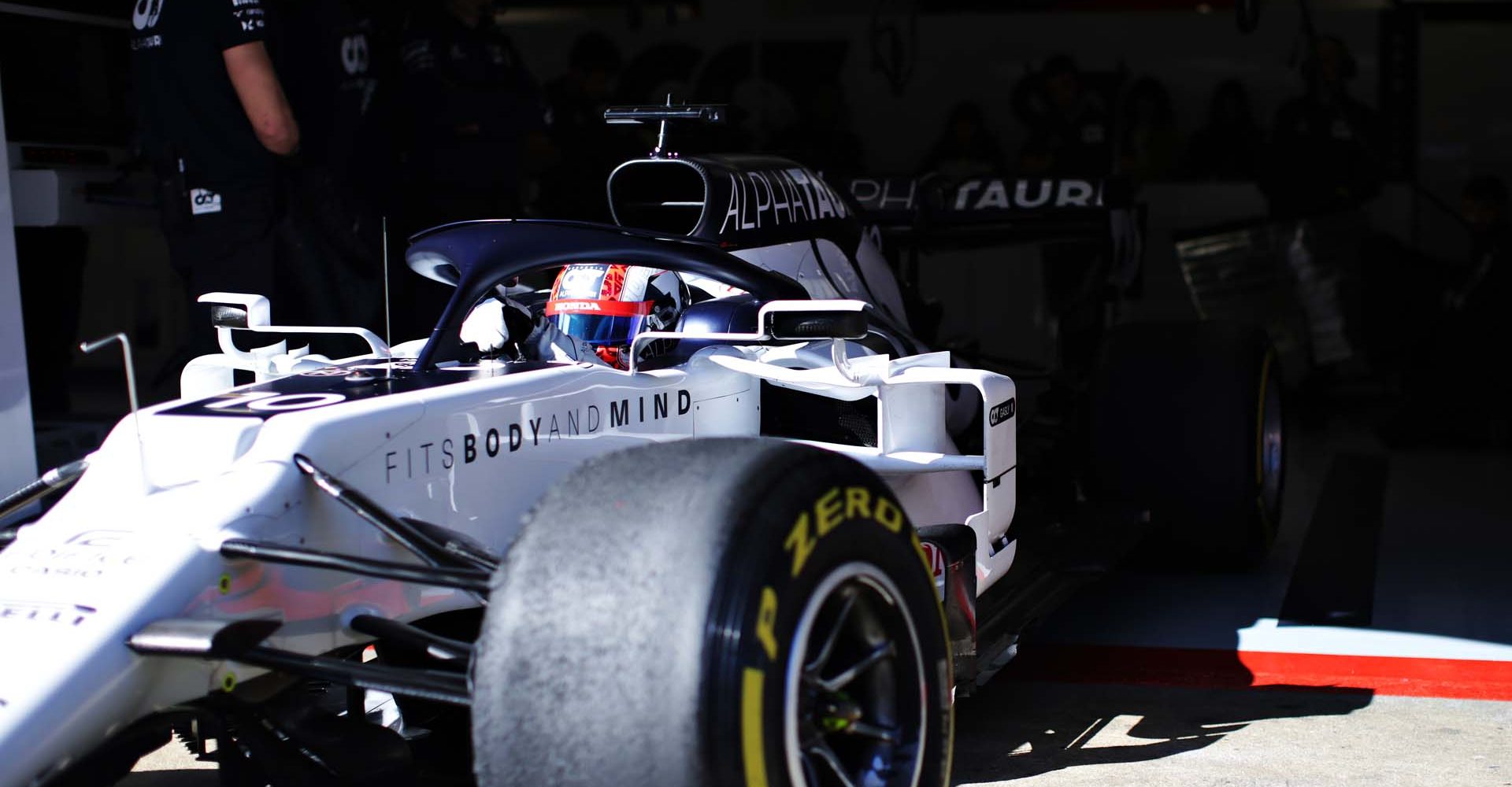 BARCELONA, SPAIN - FEBRUARY 20: Pierre Gasly of France driving the (10) Scuderia AlphaTauri AT01 Honda leaves the garage during day two of F1 Winter Testing at Circuit de Barcelona-Catalunya on February 20, 2020 in Barcelona, Spain. (Photo by Peter Fox/Getty Images) // Getty Images / Red Bull Content Pool  // AP-235XP6JT12111 // Usage for editorial use only //
