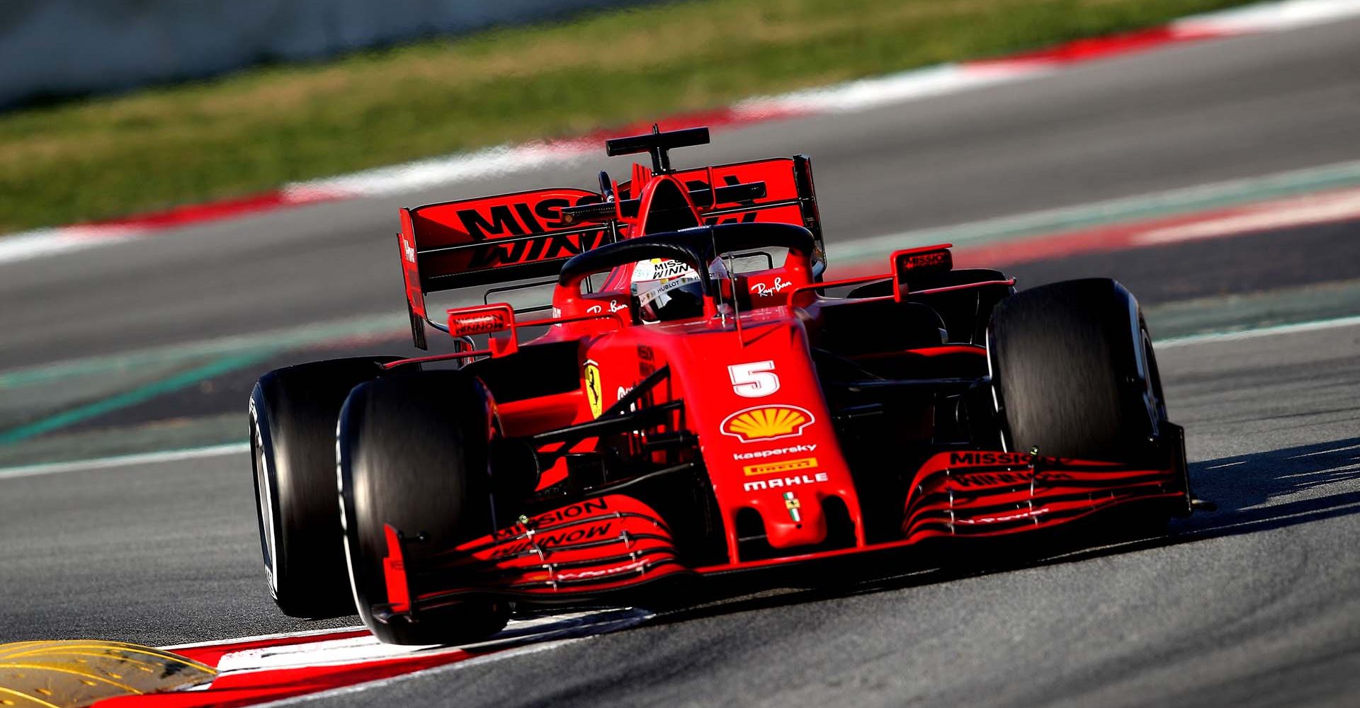 TEST T1 BARCELLONA - VENERDì 21/02/20 Sebastian Vettel Ferrari