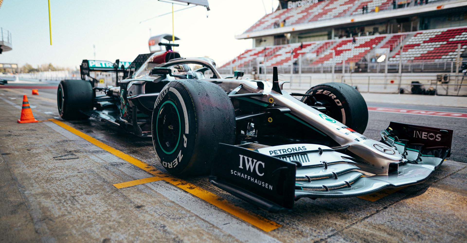 2020 Barcelona Pre-Season Test 1, Day 3 - Sebastian Kawka Valtteri Bottas Mercedes