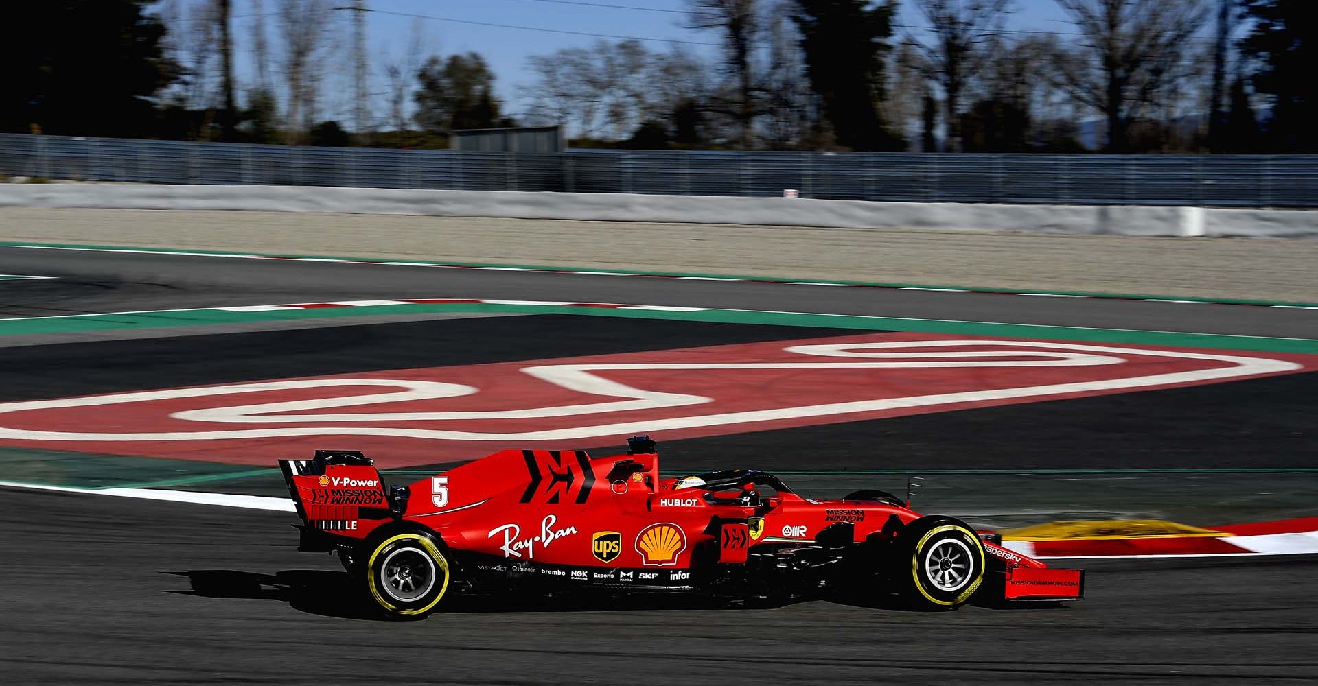 TEST T2 BARCELLONA 2020 - MERCOLEDÌ  26/02/2020 Sebastian Vettel Ferrari