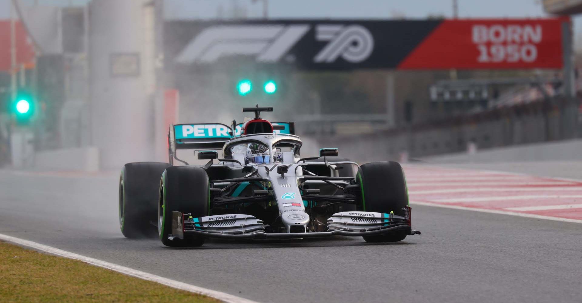 2020 Barcelona Pre-Season Test 2, Day 2 - Wolfgang Wilhelm Valtteri Bottas Mercedes