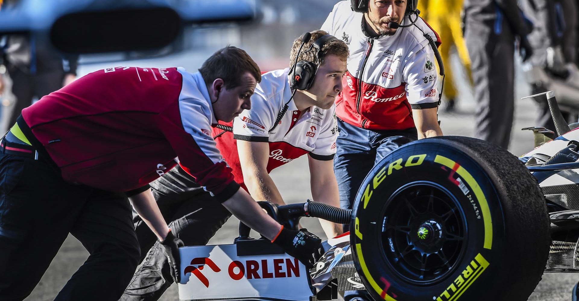 ALFA ROMEO TEAM
  during the second session of the Formula 1 Pre-season testing 2020 from February 26 to 28, 2020 on the Circuit de Barcelona-Catalunya, in Montmelo, Barcelona, Spain - Photo Eric Vargiolu / DPPI