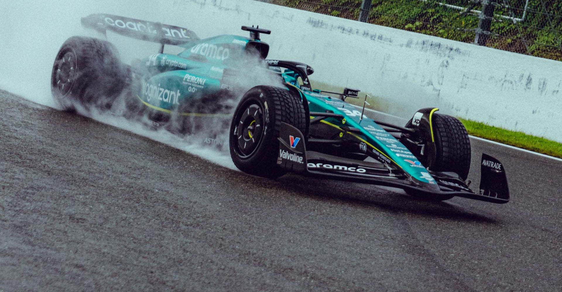 Stoffel Vandoorne, Aston Martin, Pirelli test, Spa-Francorchamps, Belgium