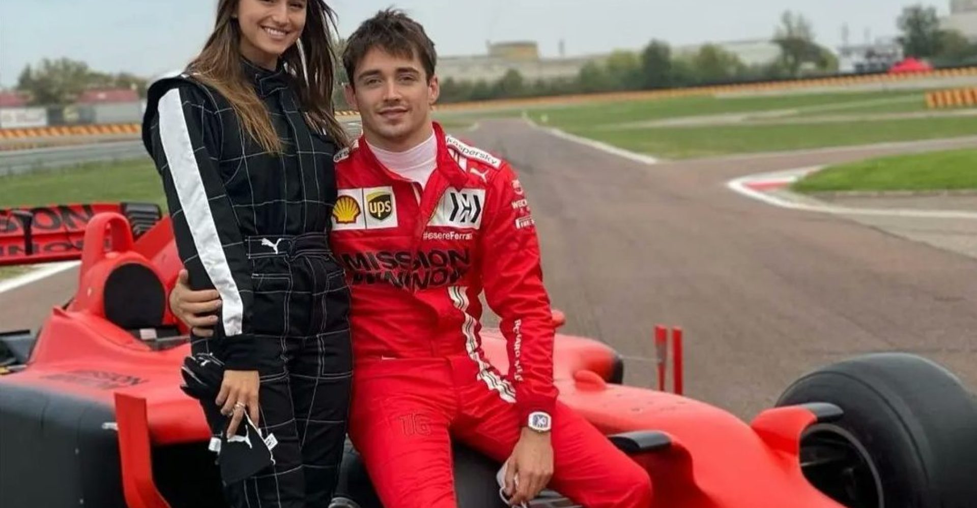 Charlotte Sine, Charles Leclerc Ferrari 3 seater