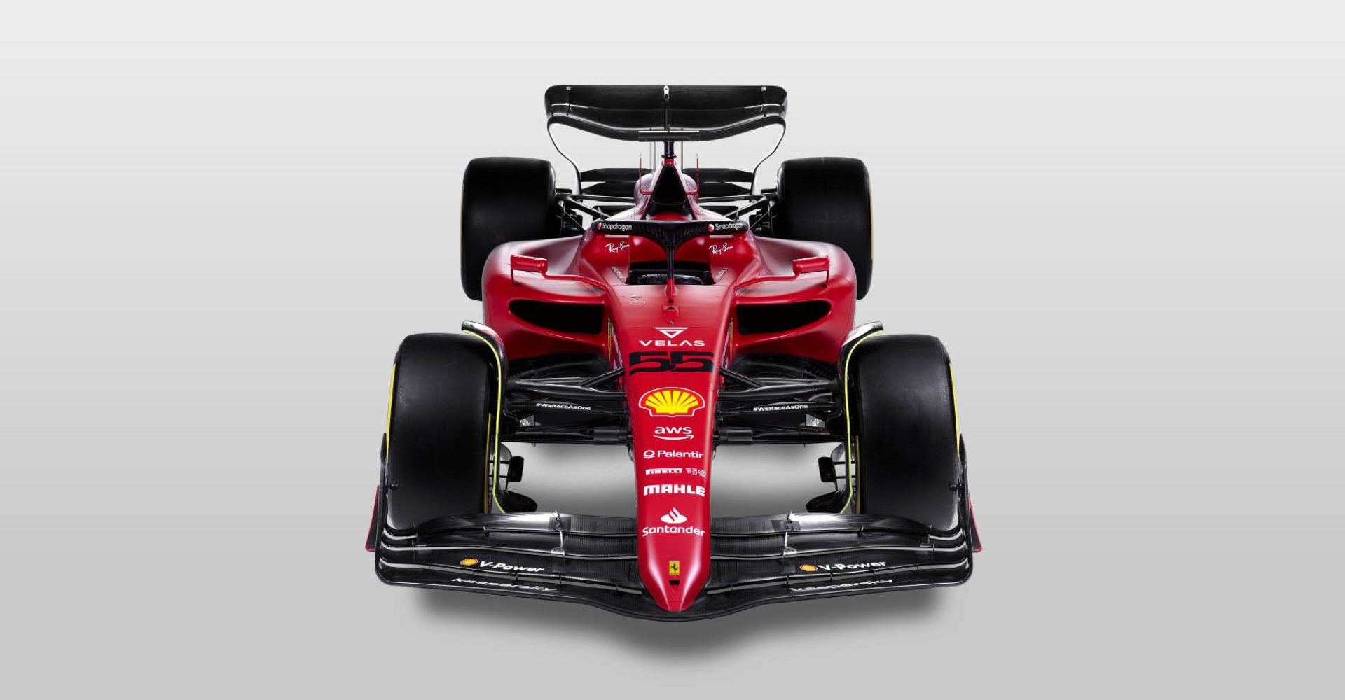 Ferrari F1-75 studio photo