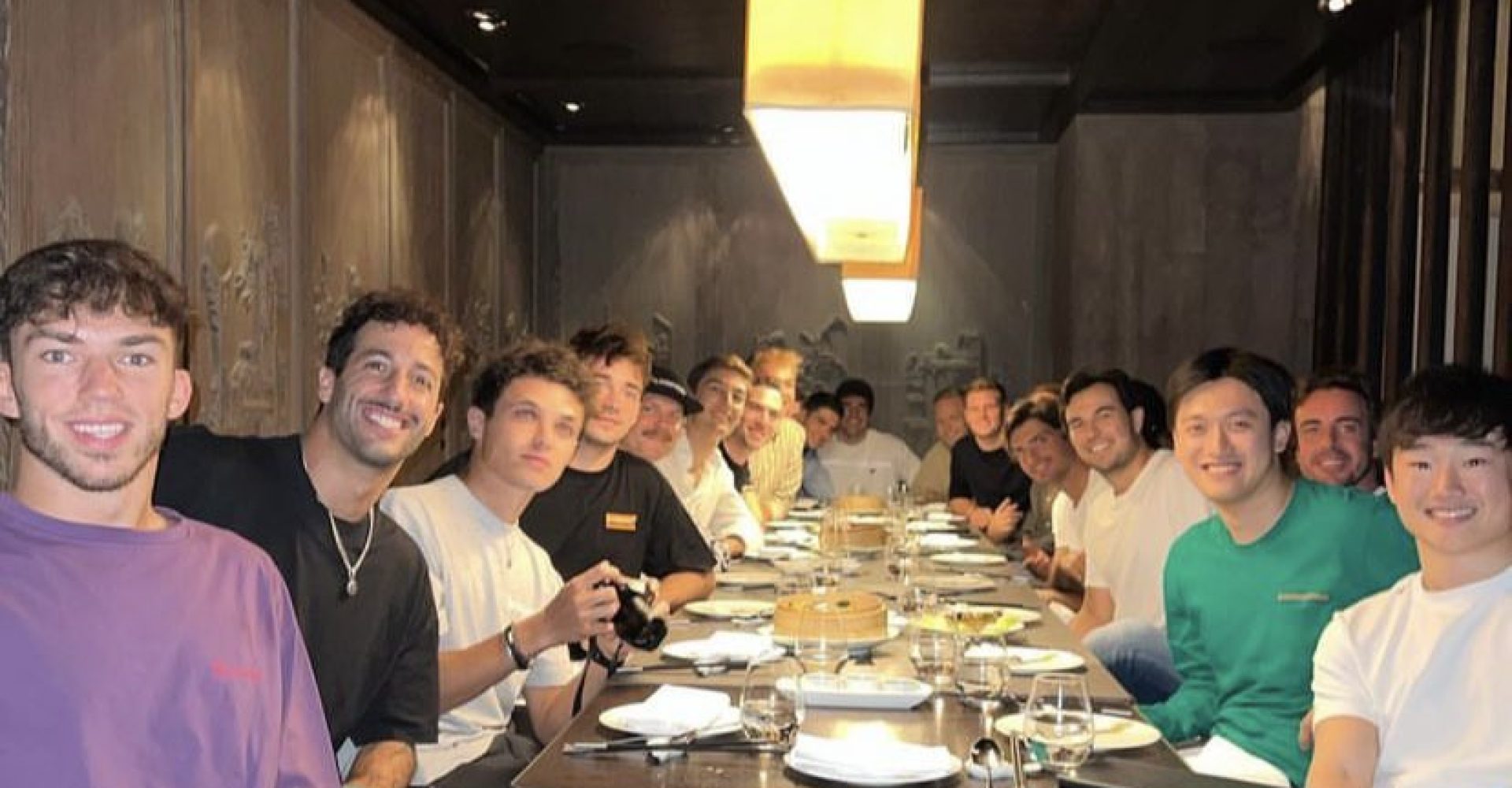 F1 drivers 2022, dinner