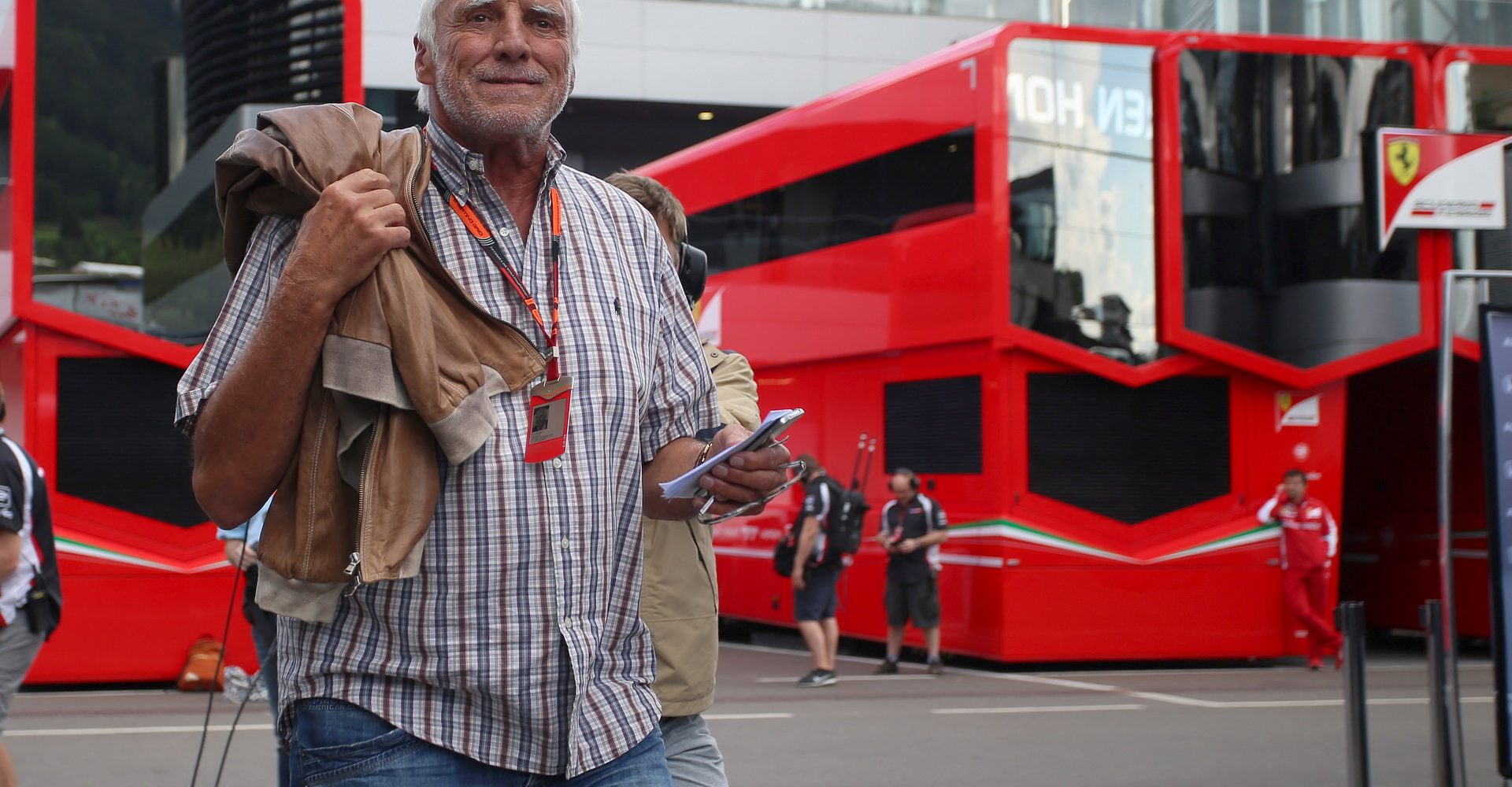 SPIELBERG,AUSTRIA,19.JUN.15 - MOTORSPORTS, FORMULA 1 - Grand Prix of Austria, Red Bull Ring, free practice. Image shows Red Bull founder Dietrich Mateschitz. Photo: GEPA pictures/ Daniel Goetzhaber - For editorial use only. Image is free of charge.