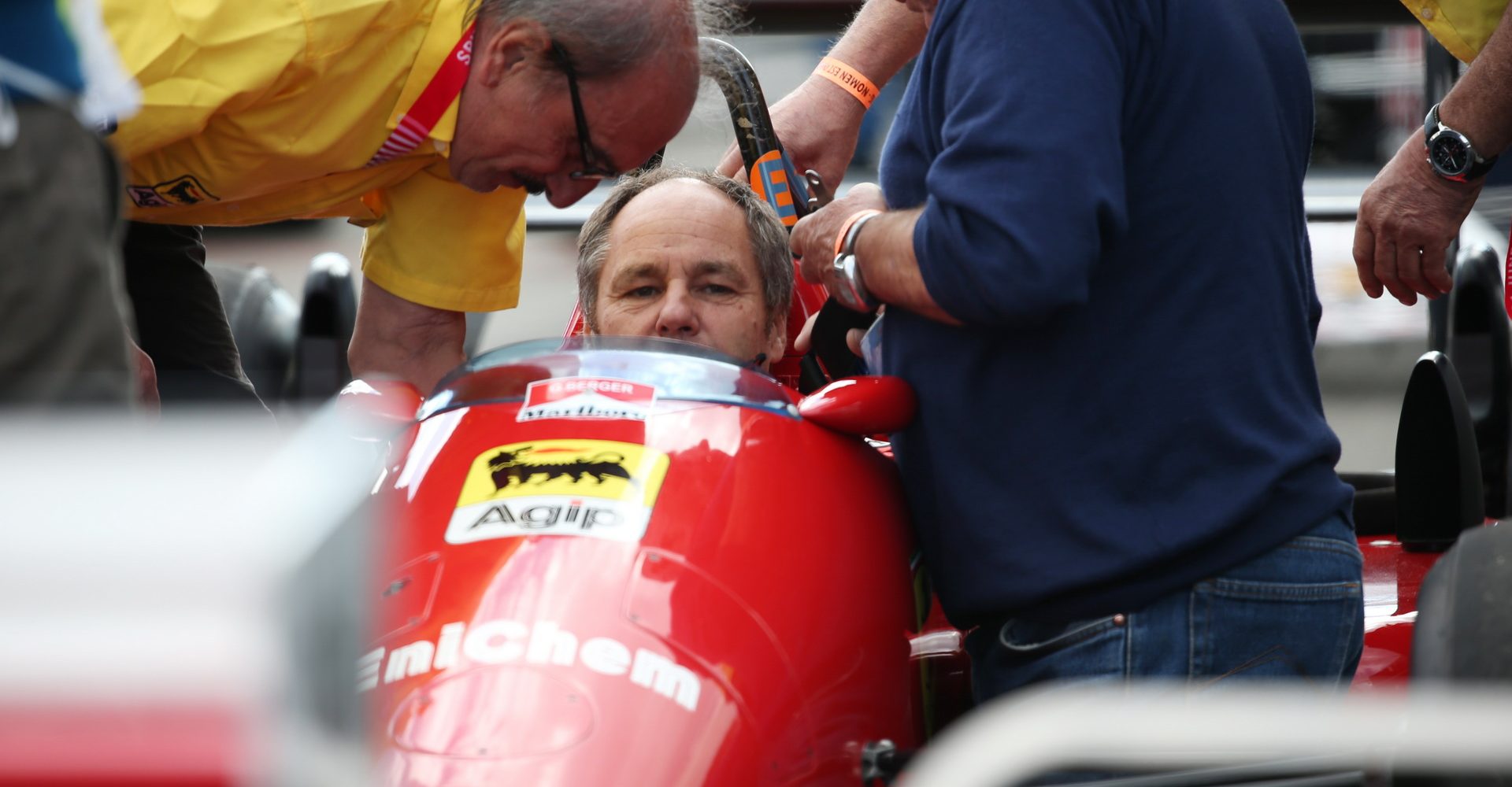 SPIELBERG,AUSTRIA,20.JUN.15 - MOTORSPORTS, FORMULA 1 - Grand Prix of Austria, Red Bull Ring, legends race. Image shows Gerhard Berger. Photo: GEPA pictures/ Andreas Pranter - For editorial use only. Image is free of charge.