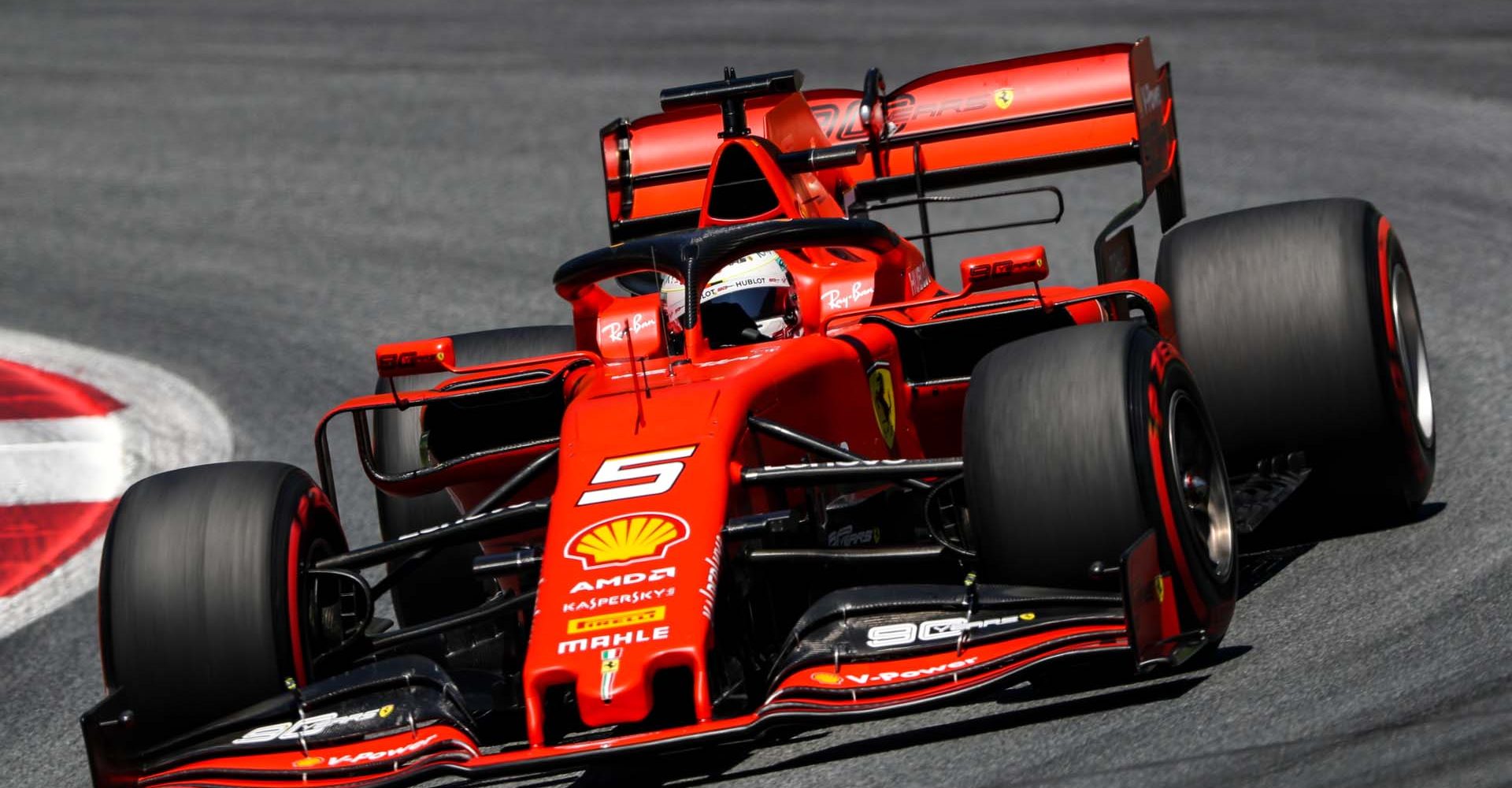 SPIELBERG,AUSTRIA,29.JUN.19 - MOTORSPORTS, FORMULA 1 - Grand Prix of Austria, Red Bull Ring, qualification. Image shows Sebastian Vettel (GER/ Ferrari). Photo: GEPA pictures/ Matic Klansek - For editorial use only. Image is free of charge.