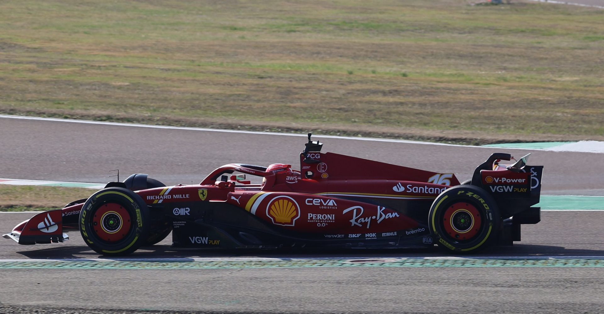 Ferrari SF-24 on track