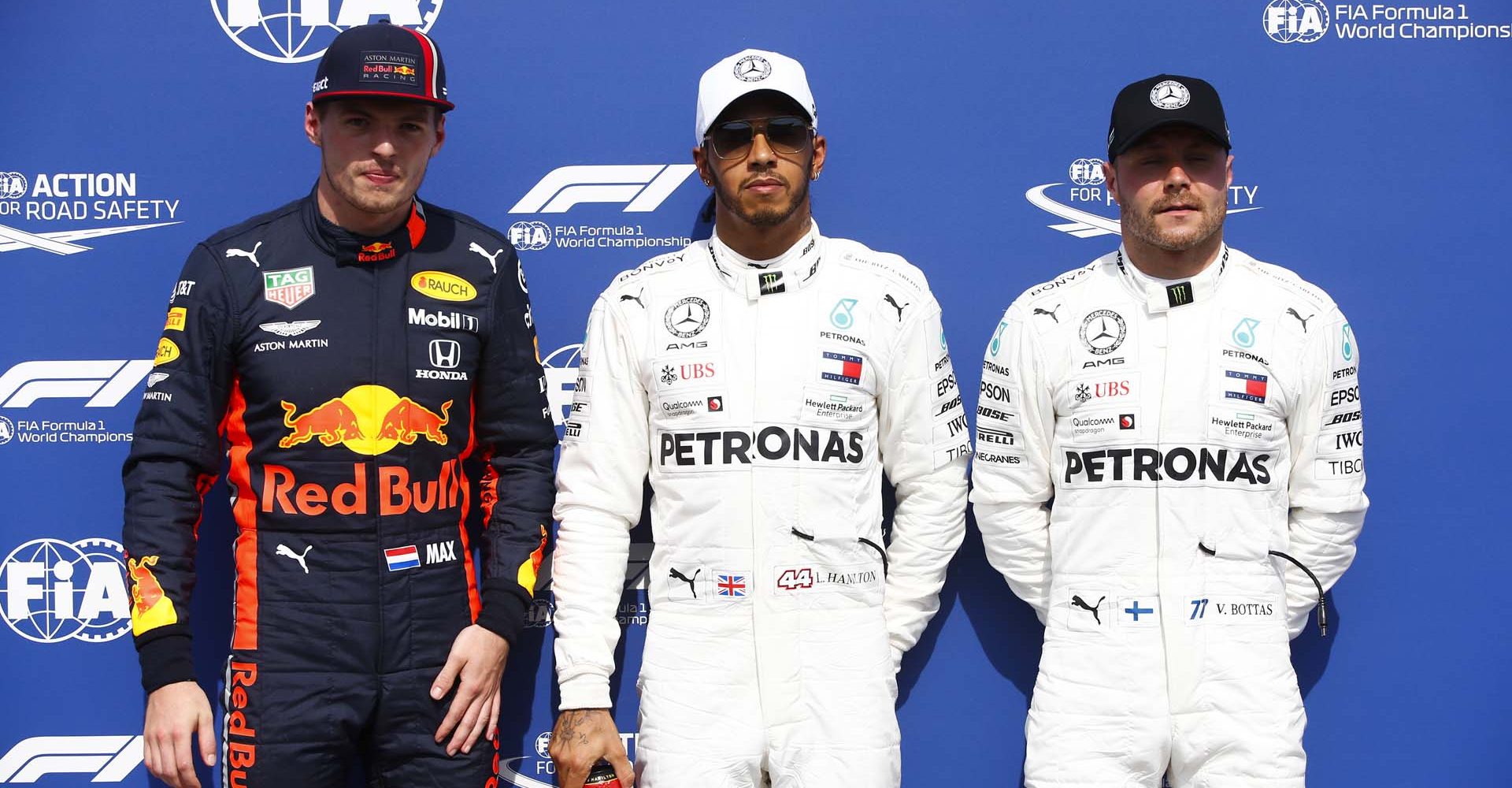 2019 German Grand Prix, Saturday - LAT Images Max Verstappen Lewis Hamilton Valtteri Bottas Mercedes