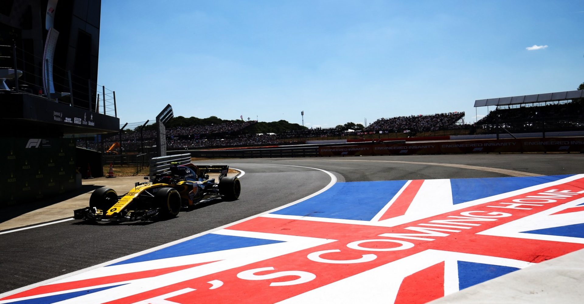 Carlos Sainz Jr (ESP) Renault Sport F1 Team RS18.
British Grand Prix, Sunday 8th July 2018. Silverstone, England.