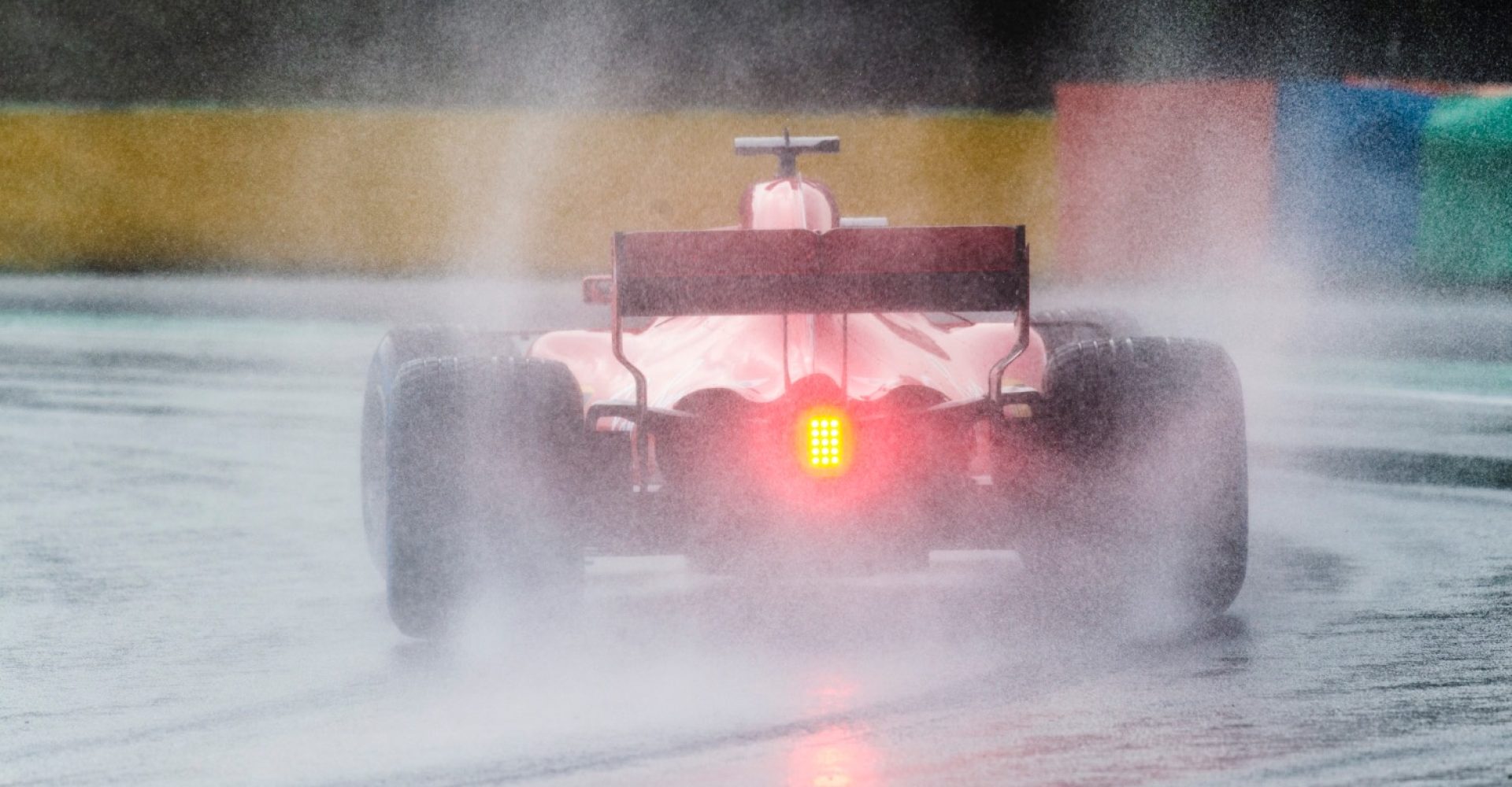 Sebastian Vettel, Ferrari, Hungaroring, wet