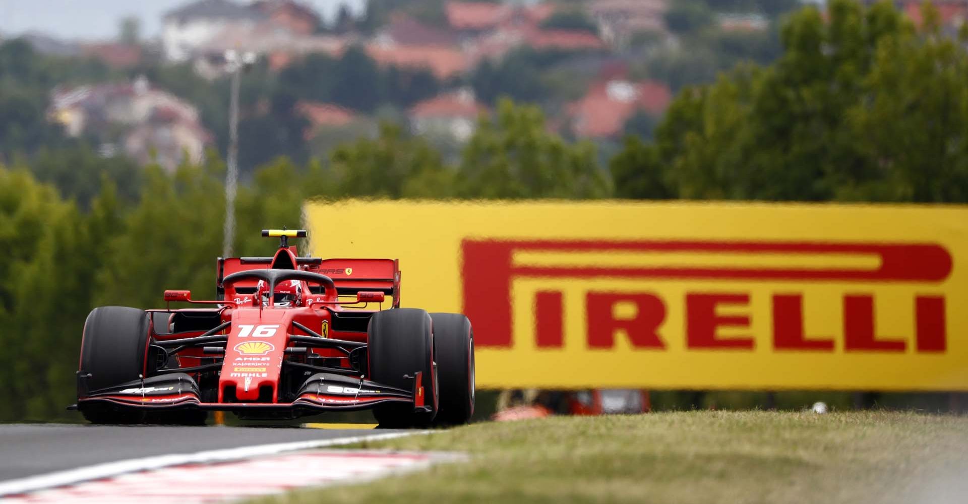 HUNGARORING, HUNGARY - AUGUST 02: Charles Leclerc, Ferrari SF90 during the Hungarian GP at Hungaroring on August 02, 2019 in Hungaroring, Hungary. (Photo by Sam Bloxham / LAT Images)