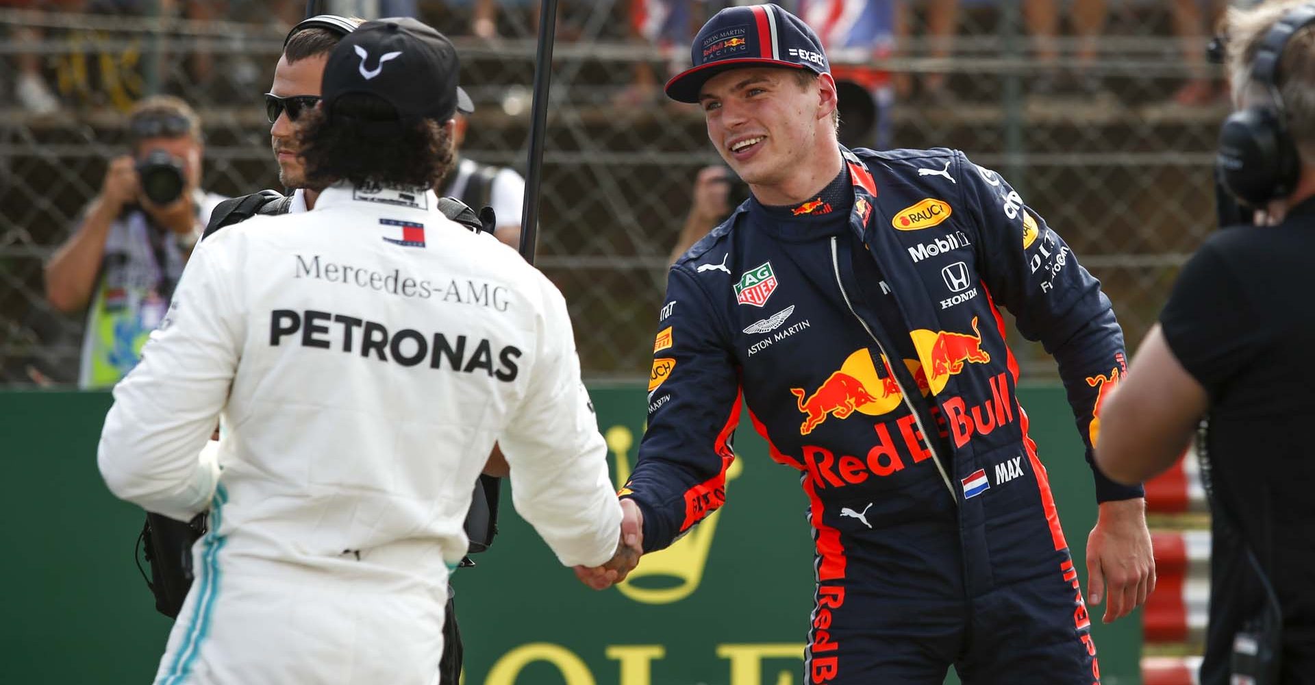 2019 Hungarian Grand Prix, Saturday - Wolfgang Wilhelm Lewis Hamilton Max Verstappen