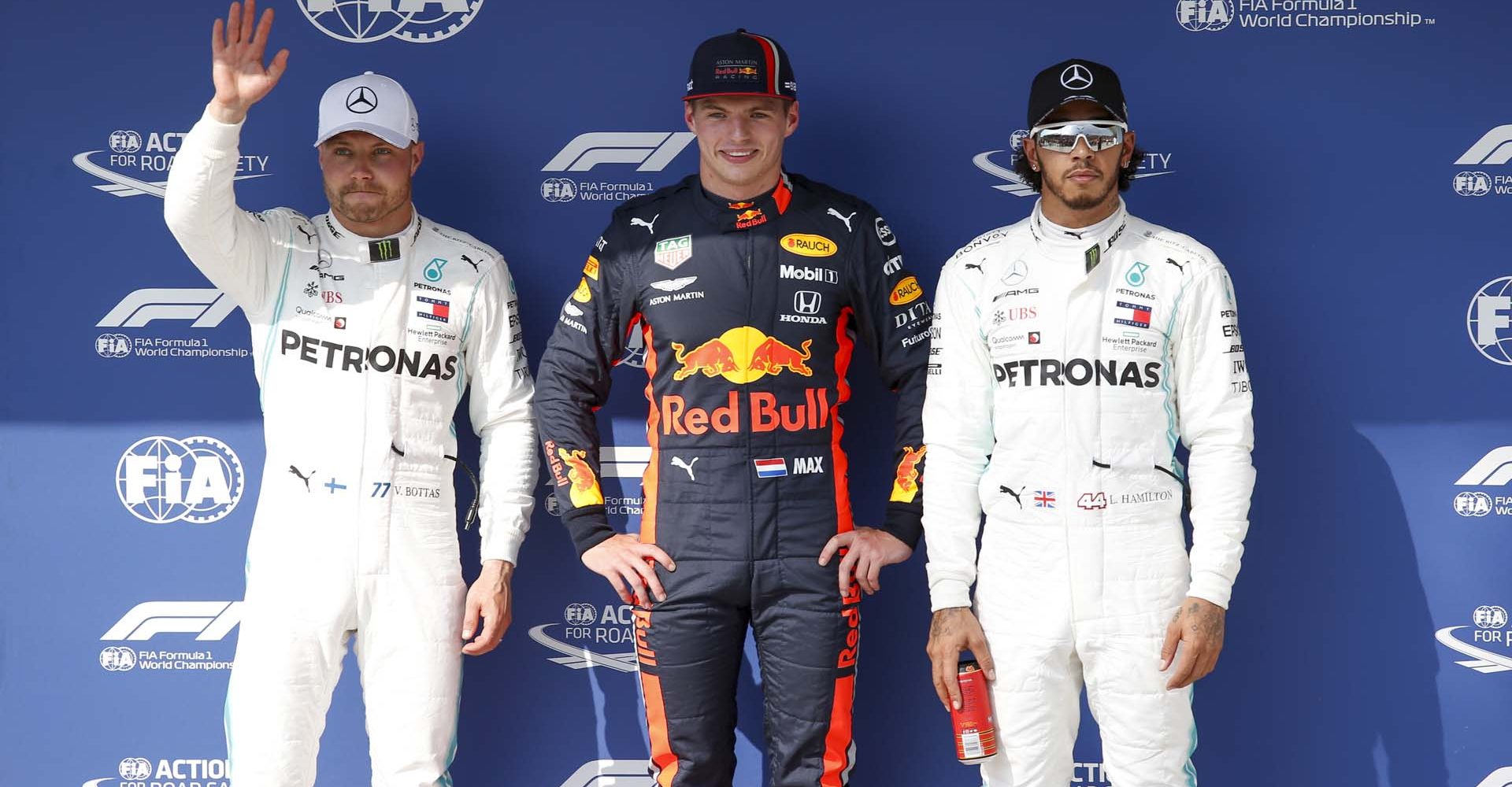 2019 Hungarian Grand Prix, Saturday - Wolfgang Wilhelm Valtteri Bottas Max Verstappen Lewis Hamilton