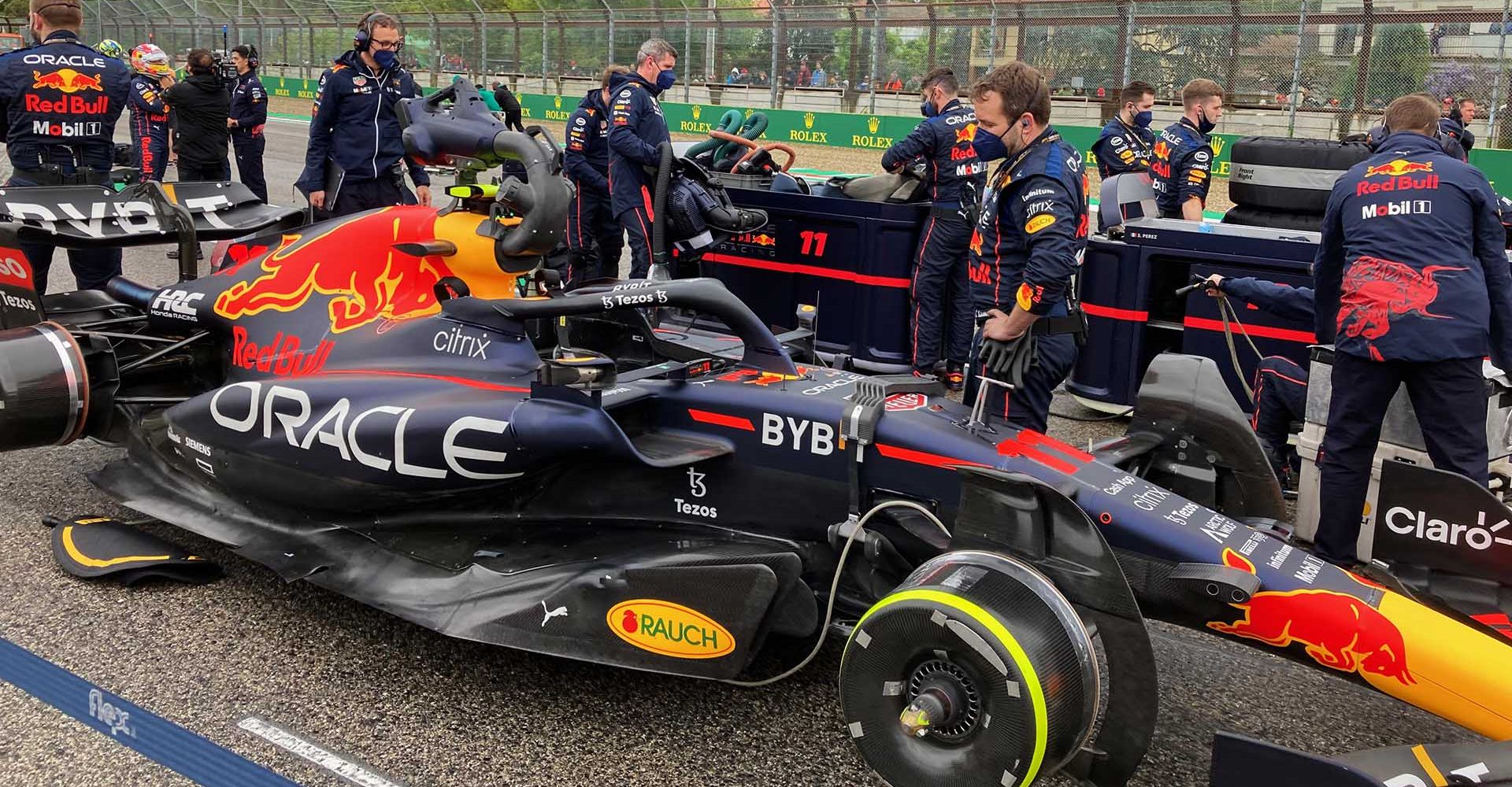 Sergio Perez, Red Bull Racing, Imola, Grid