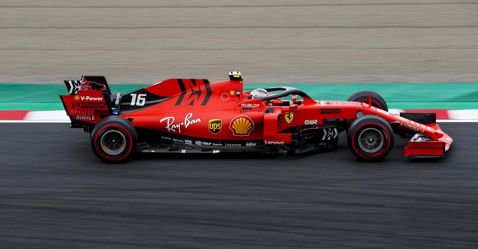 SUZUKA, JAPAN - OCTOBER 11: Charles Leclerc, Ferrari SF90 during the Japanese GP at Suzuka on October 11, 2019 in Suzuka, Japan. (Photo by Zak Mauger / LAT Images)