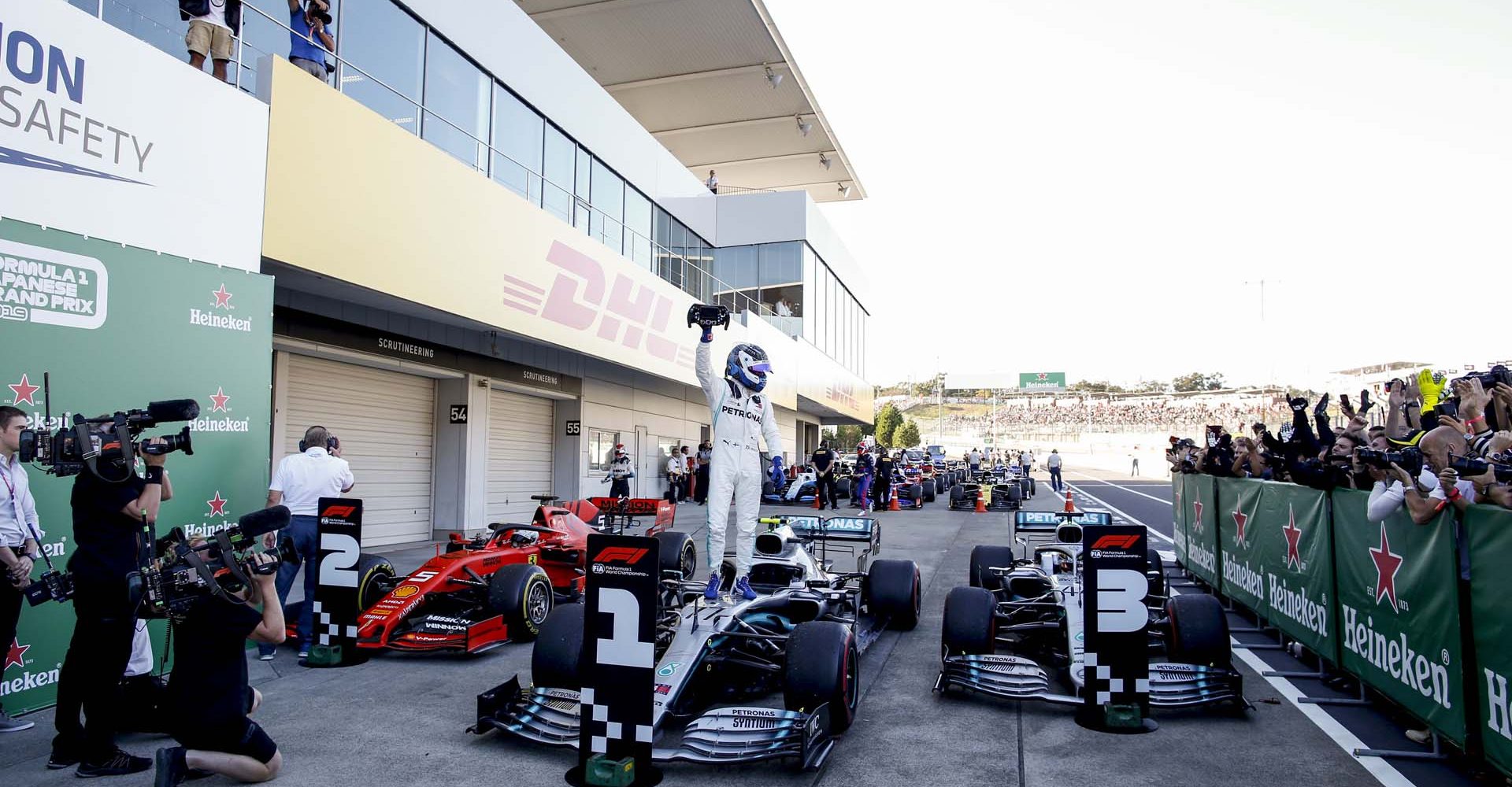 2019 Japanese Grand Prix, Sunday - Wolfgang Wilhelm Valtteri Bottas, Mercedes