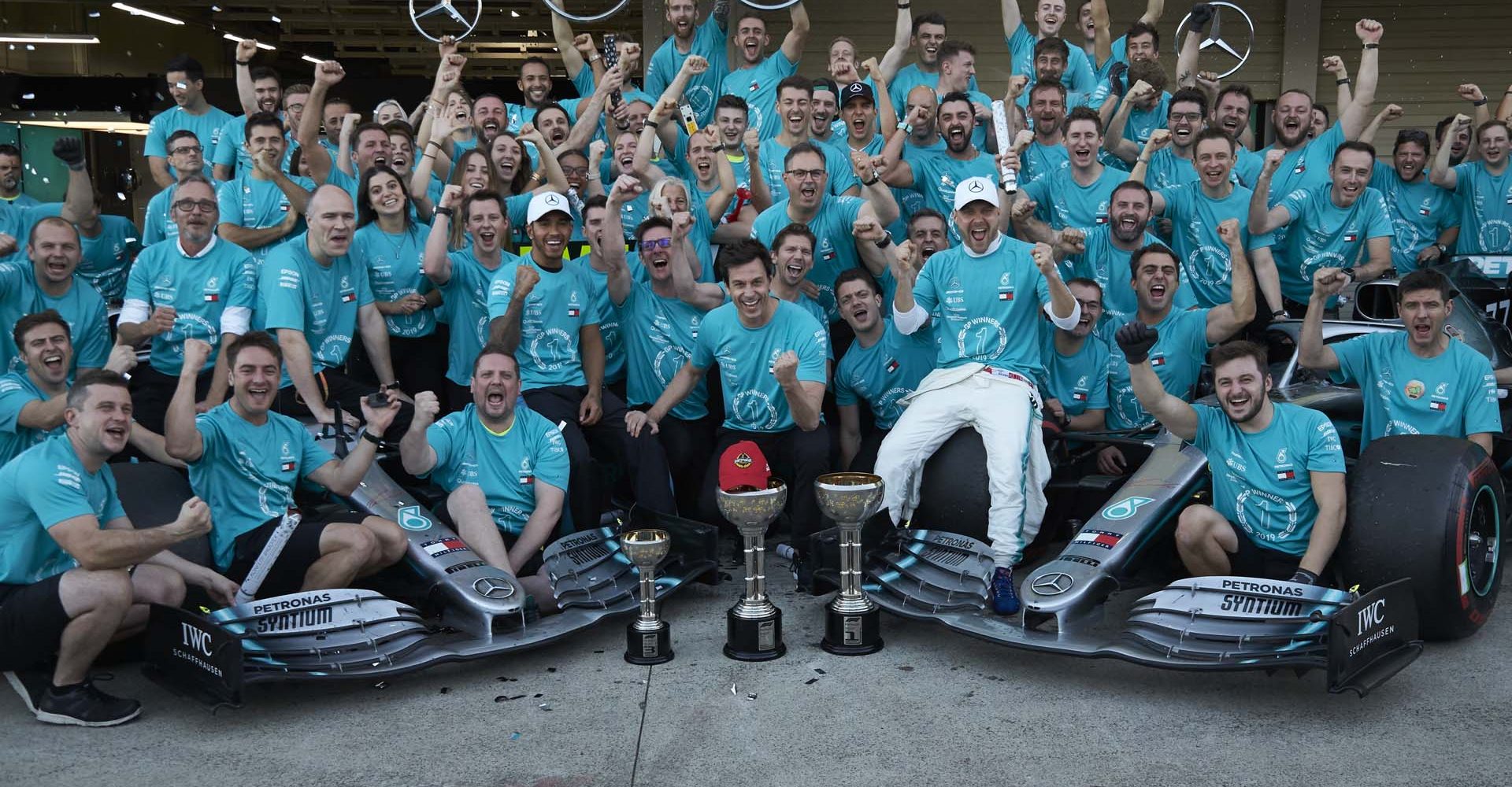 2019 Japanese Grand Prix, Sunday - Steve Etherington Mercedes constructor champion