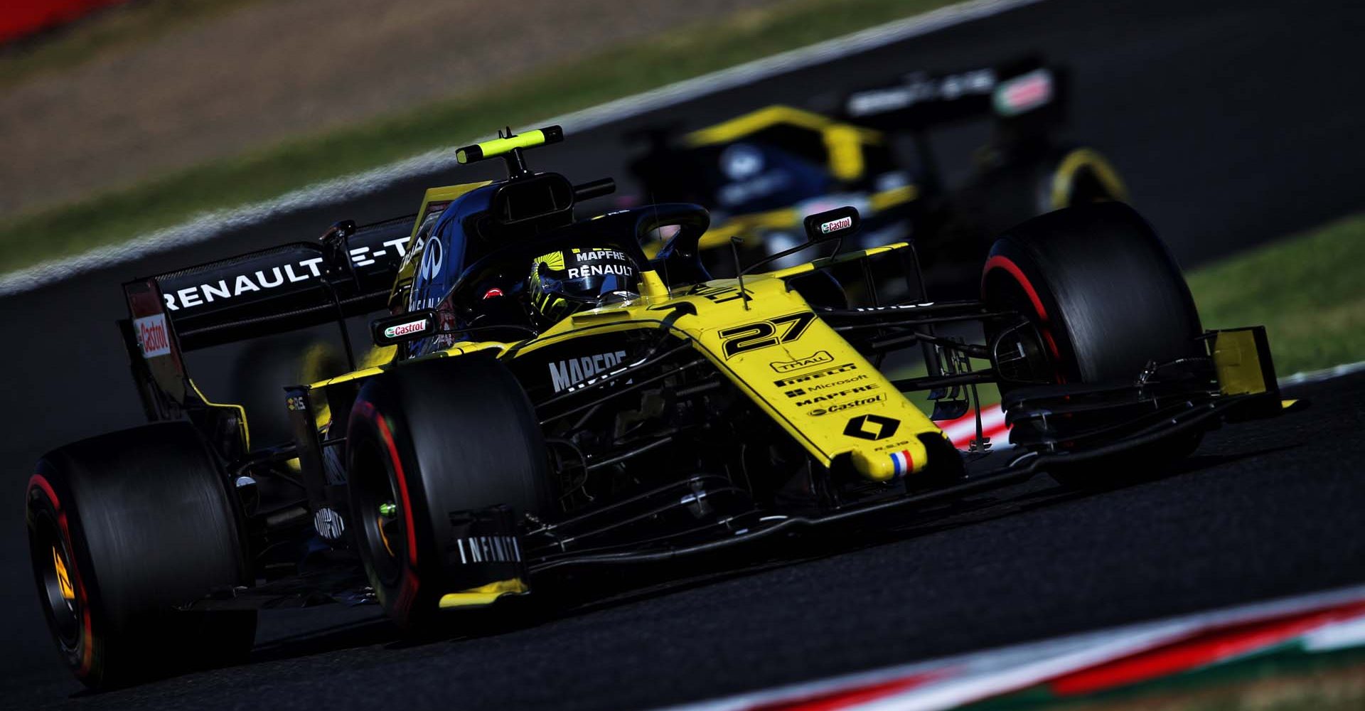 Nico Hülkenberg (GER) Renault F1 Team RS19.
Japanese Grand Prix, Sunday 13th October 2019. Suzuka, Japan.