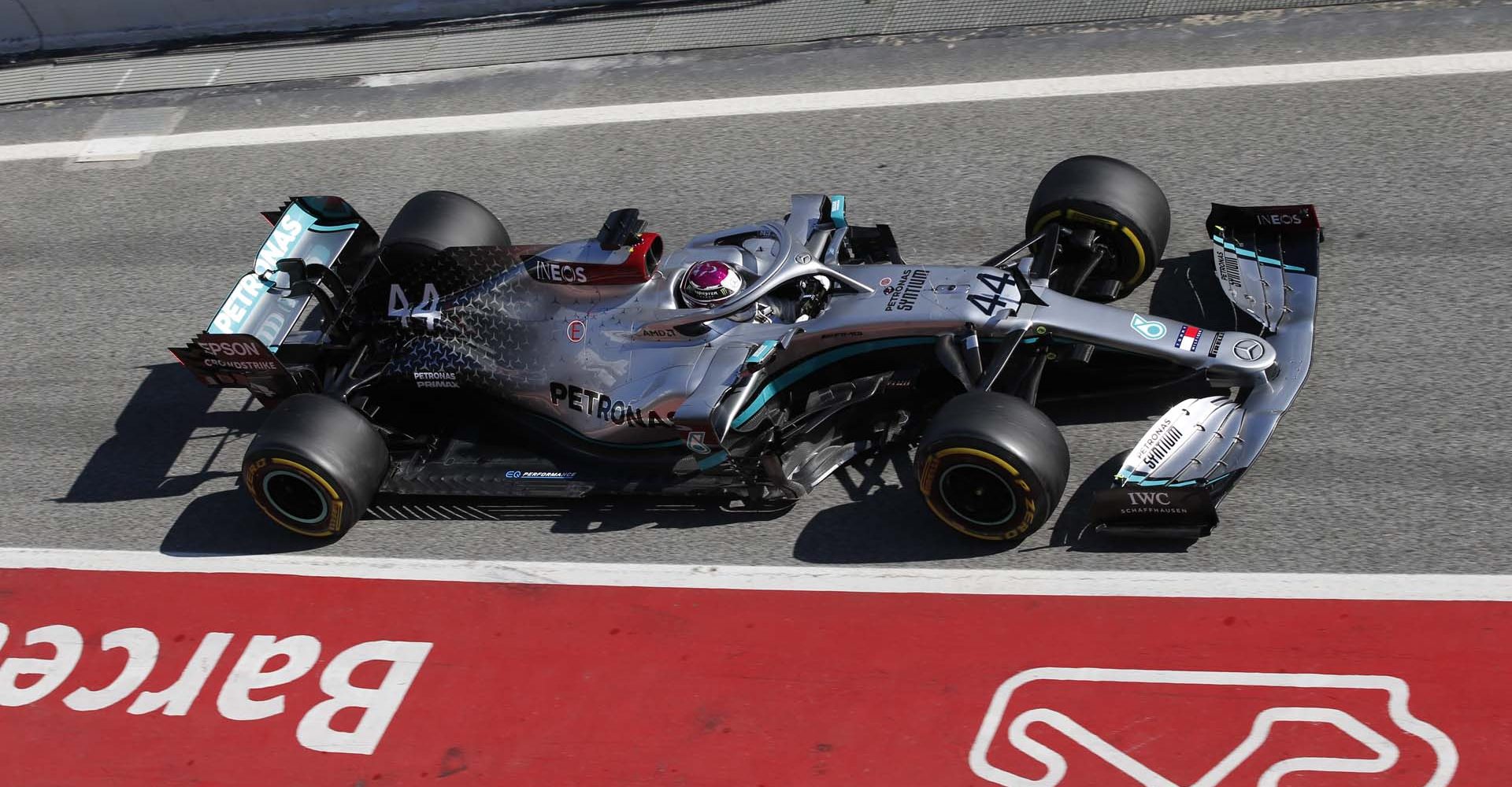 2020 Barcelona Pre-Season Test 1, Day 1 - Wolfgang Wilhelm Lewis Hamilton Mercedes