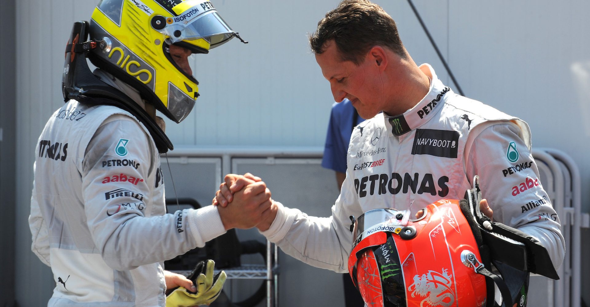 2012 Monaco Grand Prix, Saturday - Wolfgang Wilhelm Nico Rosberg, Michael Schumacher, Mercedes