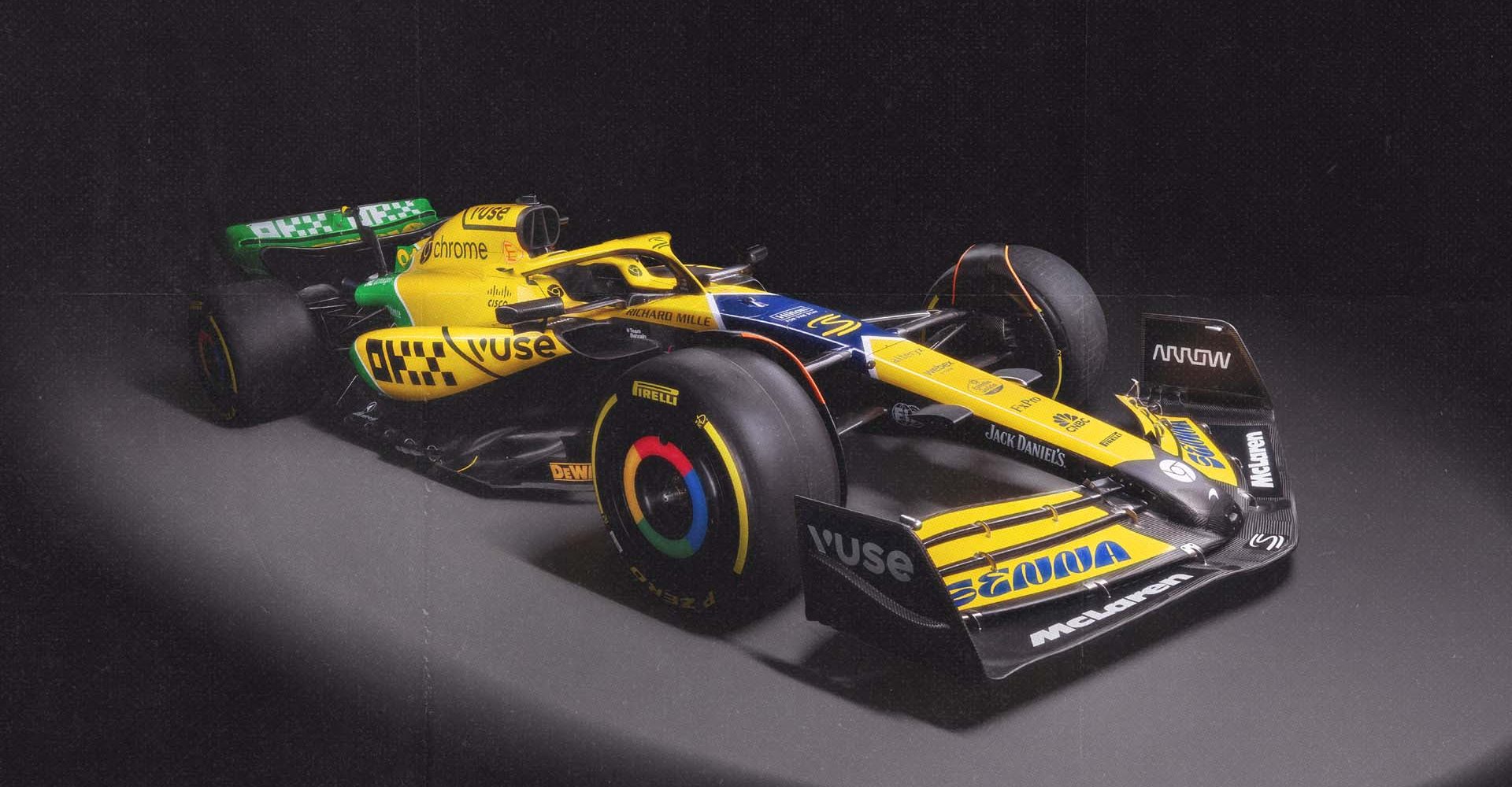 MCL38 Senna Monaco livery - Front