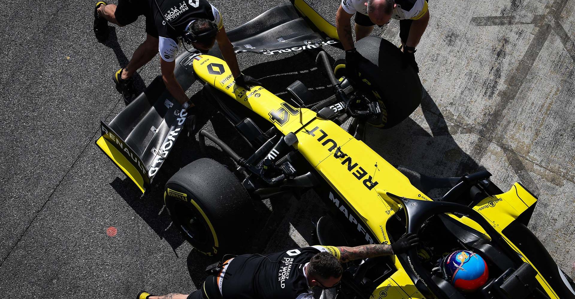 Fernando Alonso (ESP) Renault F1 Team RS20.
Renault F1 Team Film Day, Tuesday 13th October 2020. Barcelona, Spain.