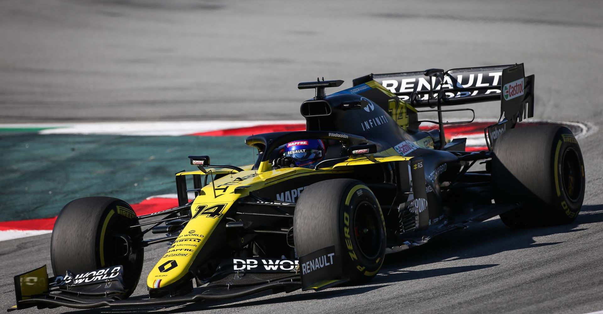 Fernando Alonso (ESP) Renault F1 Team RS20.
Renault F1 Team Film Day, Tuesday 13th October 2020. Barcelona, Spain.