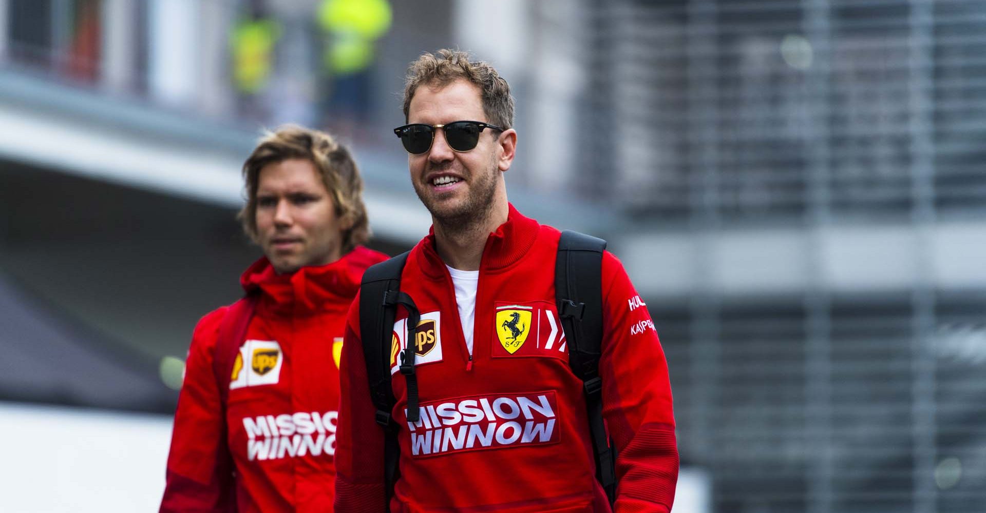 Sebastian Vettel, Ferrari, Antti Kontsas, phisyo