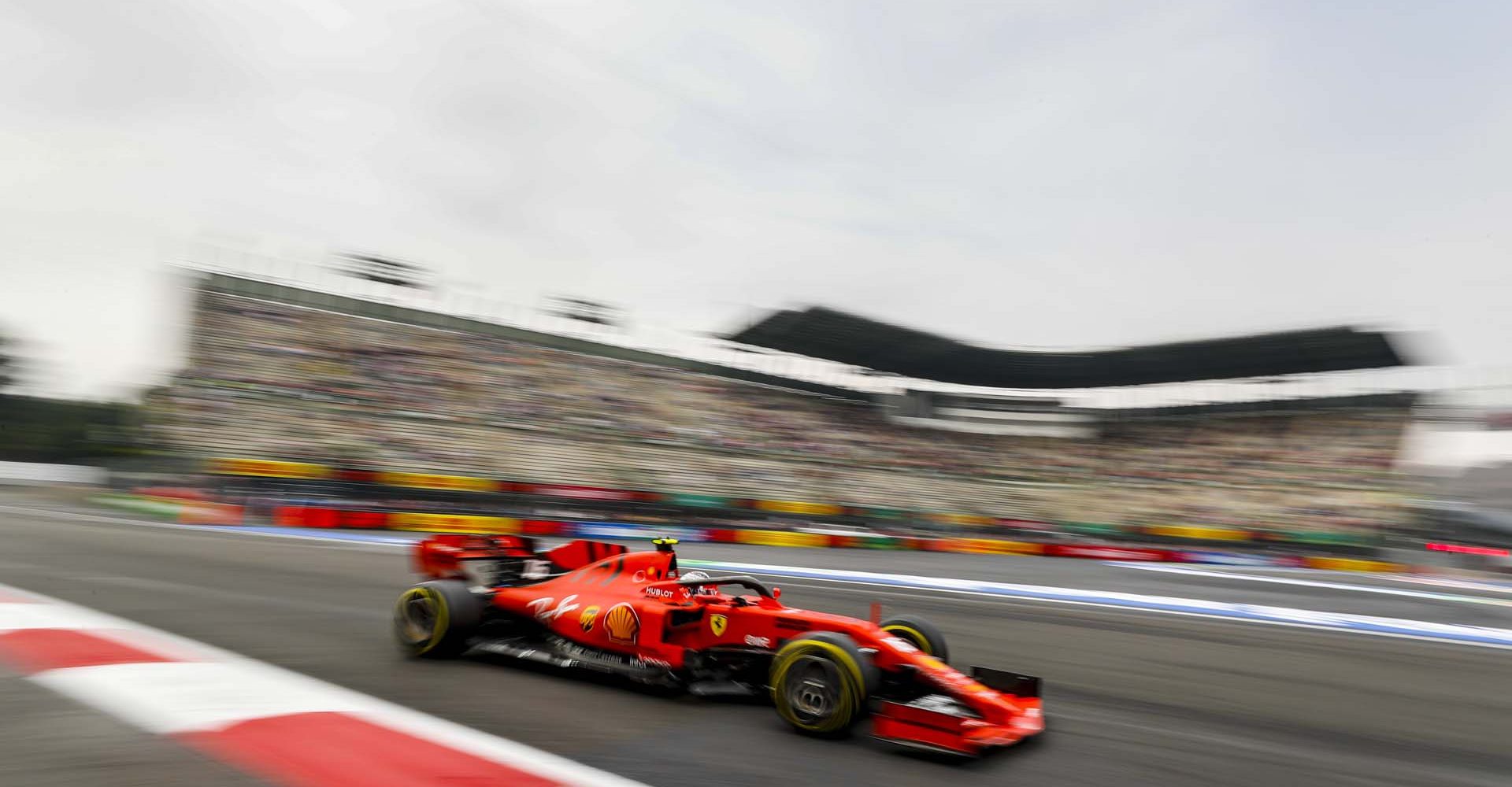 MEXICO CITY - OCTOBER 25: Charles Leclerc, Ferrari SF90 during the 2019 Formula One Mexican Grand Prix at Autodromo Hermanos Rodriguez, on October 25, 2019 in Mexico City, Mexico. (Photo by Steven Tee / LAT Images)