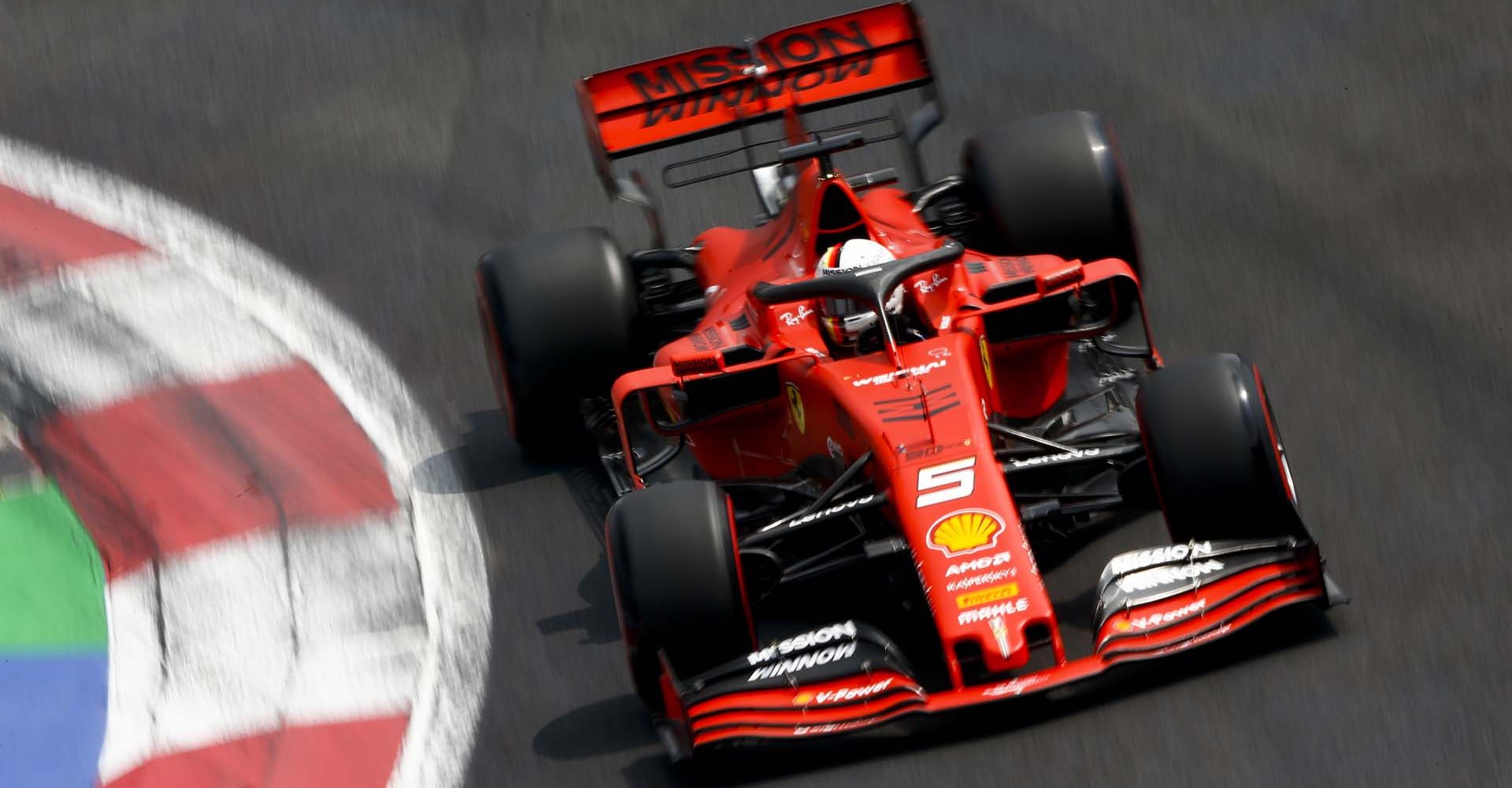 MEXICO CITY - OCTOBER 26: Sebastian Vettel, Ferrari SF90 during the 2019 Formula One Mexican Grand Prix at Autodromo Hermanos Rodriguez, on October 26, 2019 in Mexico City, Mexico. (Photo by Andy Hone / LAT Images)