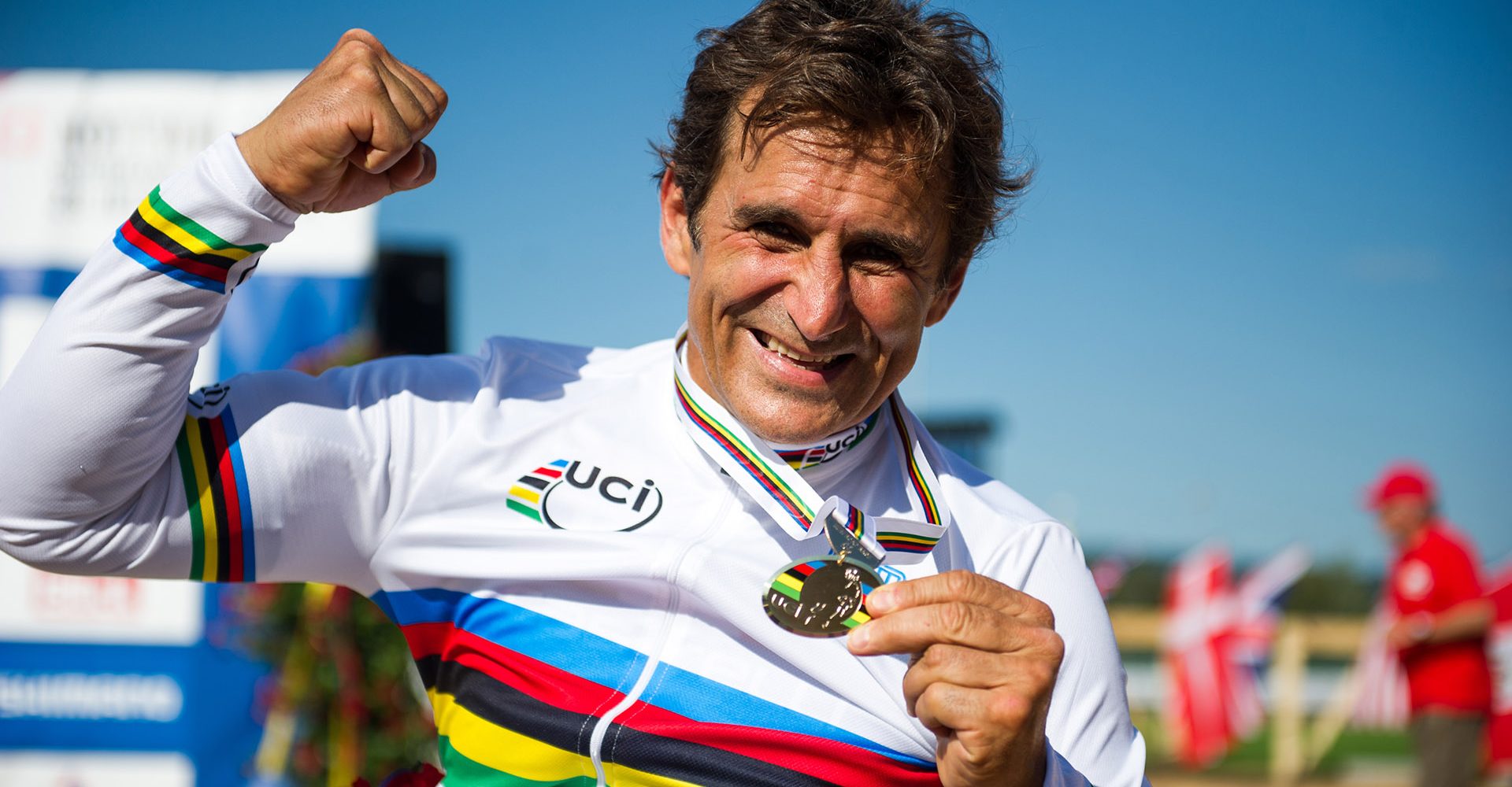 Nottwil (SUI) 2nd August 2015. UCI Para-Cycling Road World Championship 2015 - Road race - BMW Ambassador Alessandro Zanardi (ITA). This image is copyright free for editorial use © BMW AG