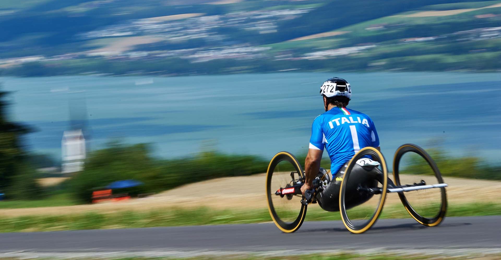 Nottwil (SUI) 2nd August 2015. UCI Para-Cycling Road World Championship 2015 - Road race - BMW Ambassador Alessandro Zanardi (ITA). This image is copyright free for editorial use © BMW AG