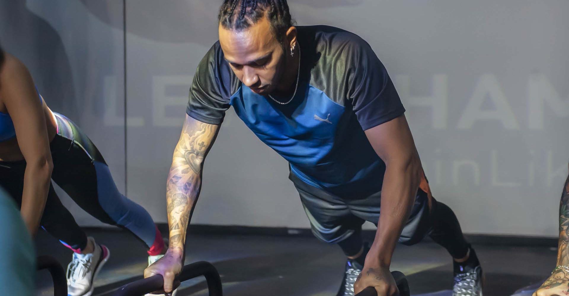 Lewis Hamilton training, PUMA