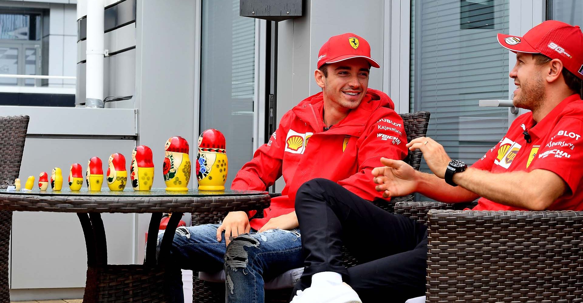 GP RUSSIA F1/2019 -  GIOVEDÌ 26/09/2019  
credit: @Scuderia Ferrari Press Office Charles Leclerc Sebastian Vettel